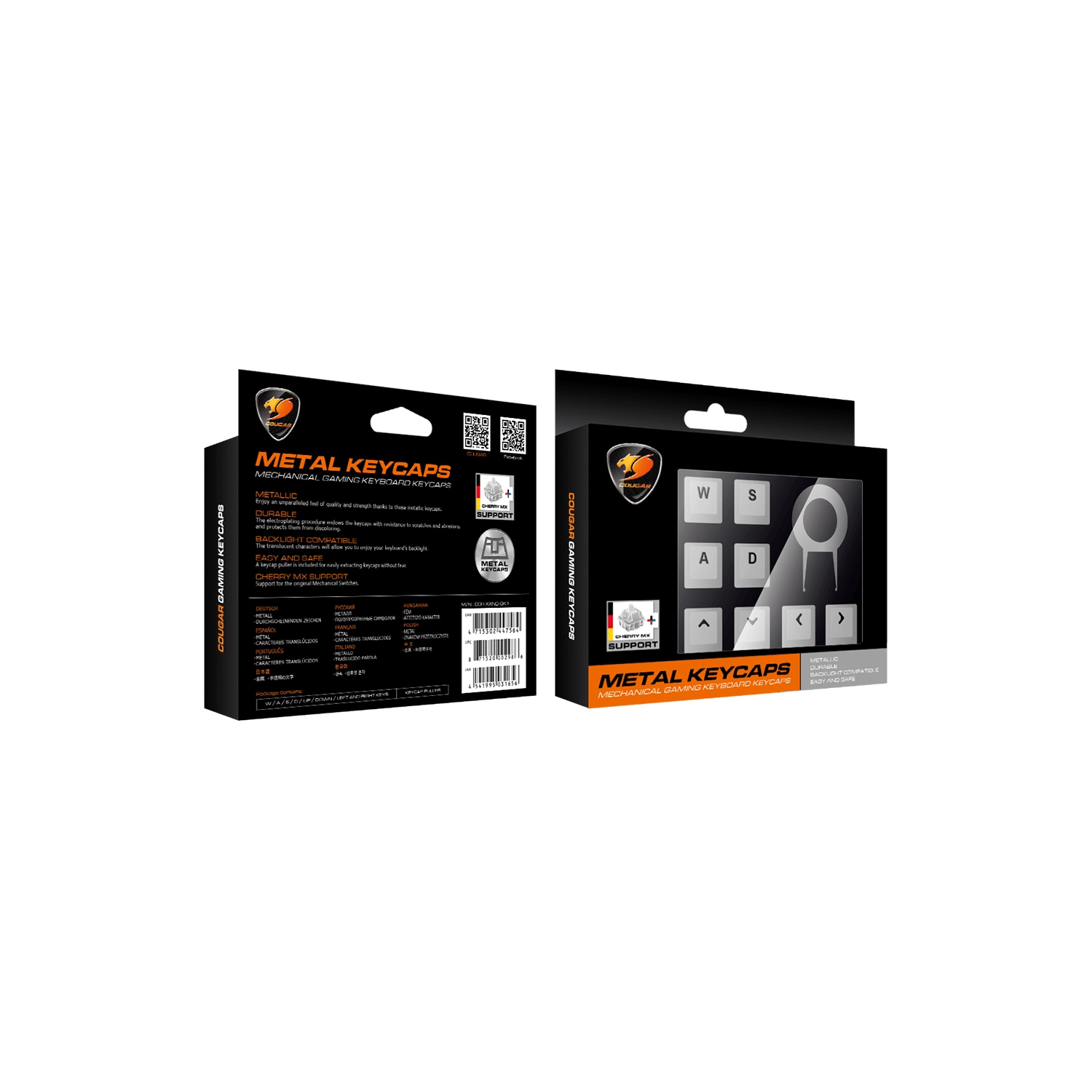 Cougar Metal Keycaps for Mechanical Keyboards