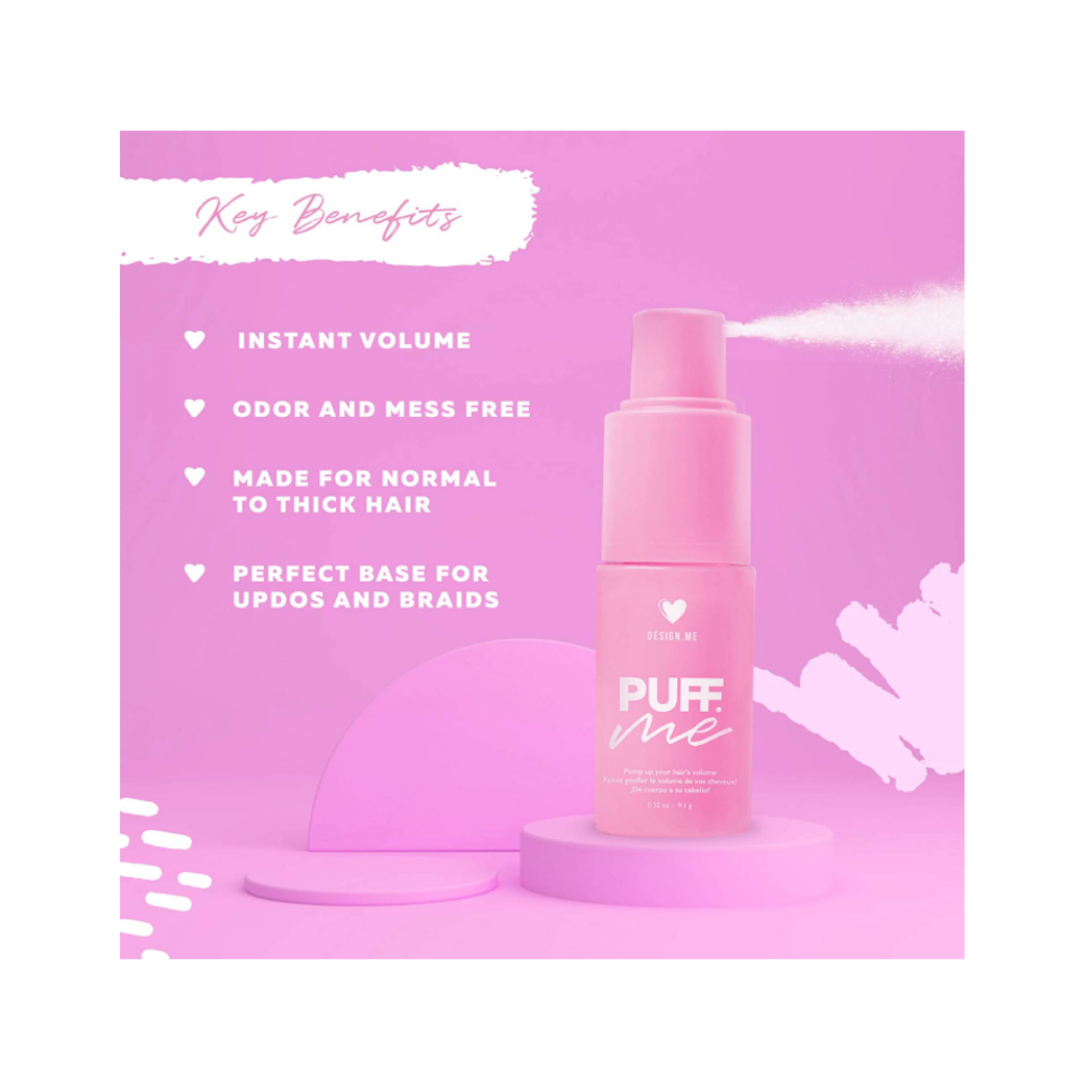 Design.ME Puff.ME Mist Volumizing Powder - 0.32oz.
