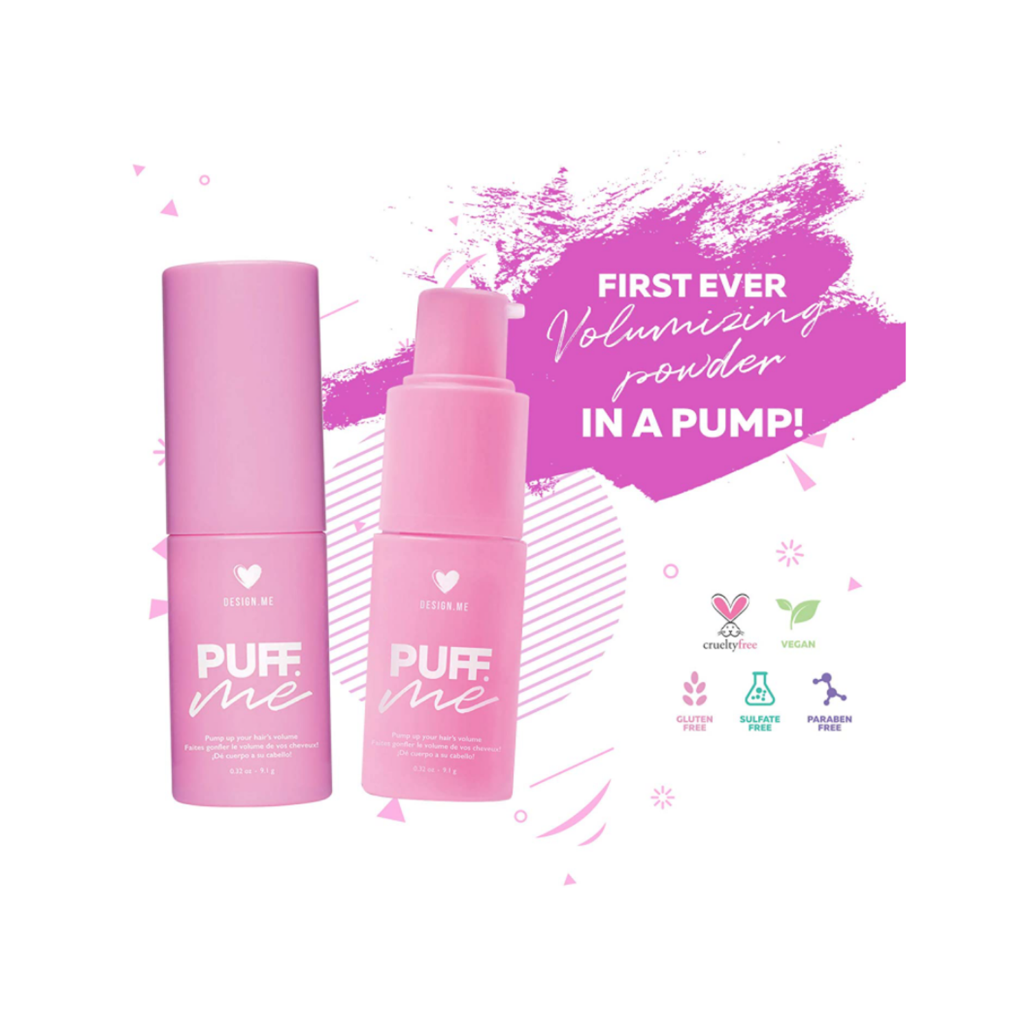 Design.ME Puff.ME Mist Volumizing Powder - 0.32oz.