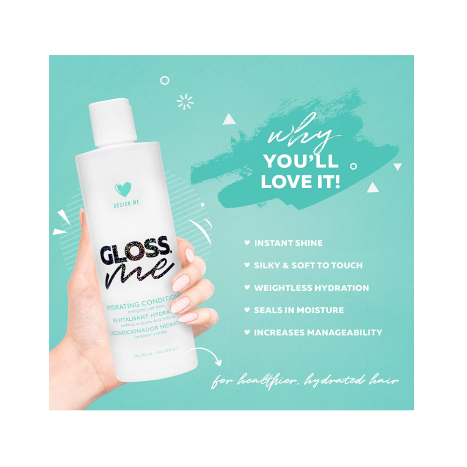 Design.ME Gloss.Me Hydrating Conditioner - 1L