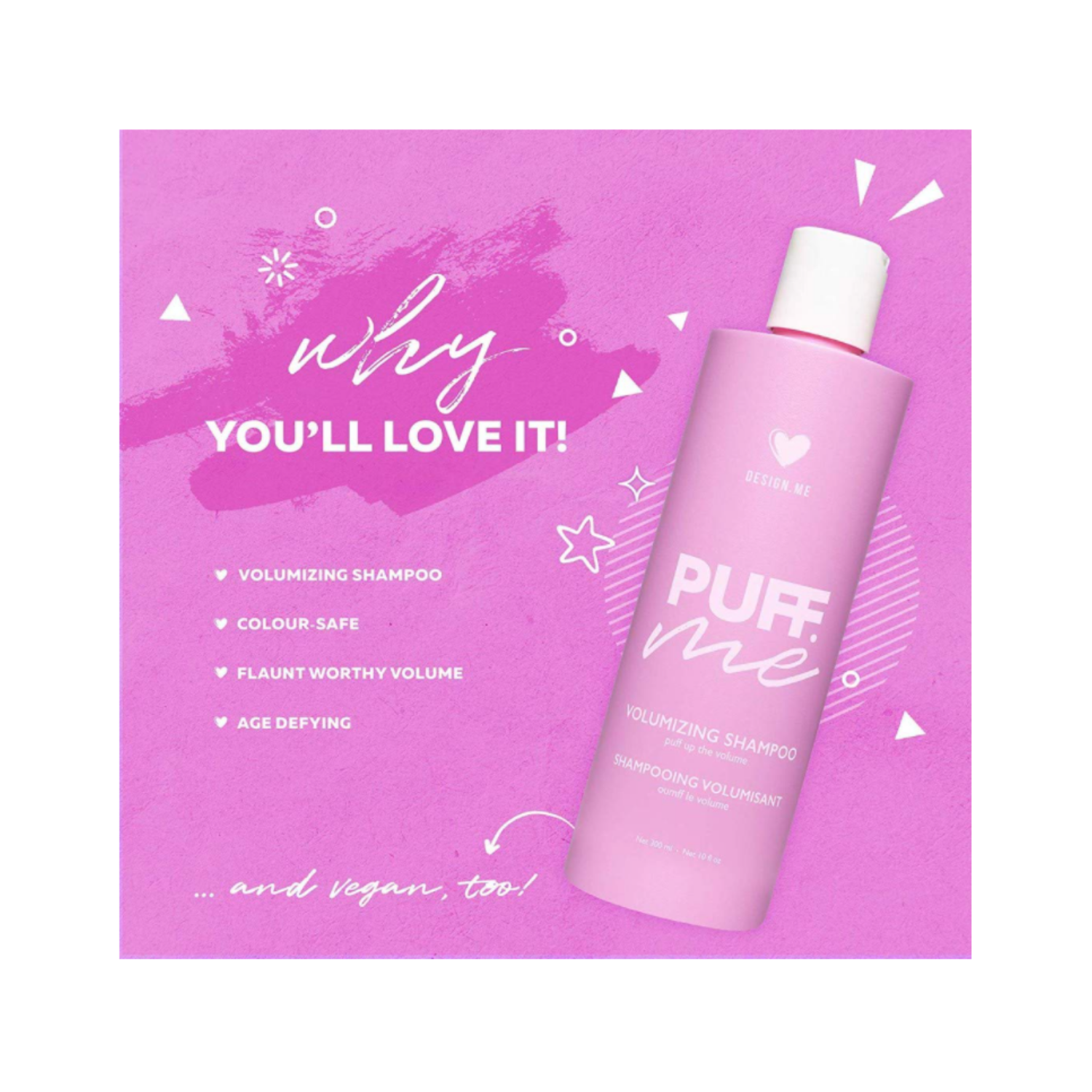 Design.ME Puff.Me Volumizing Shampoo - 1L