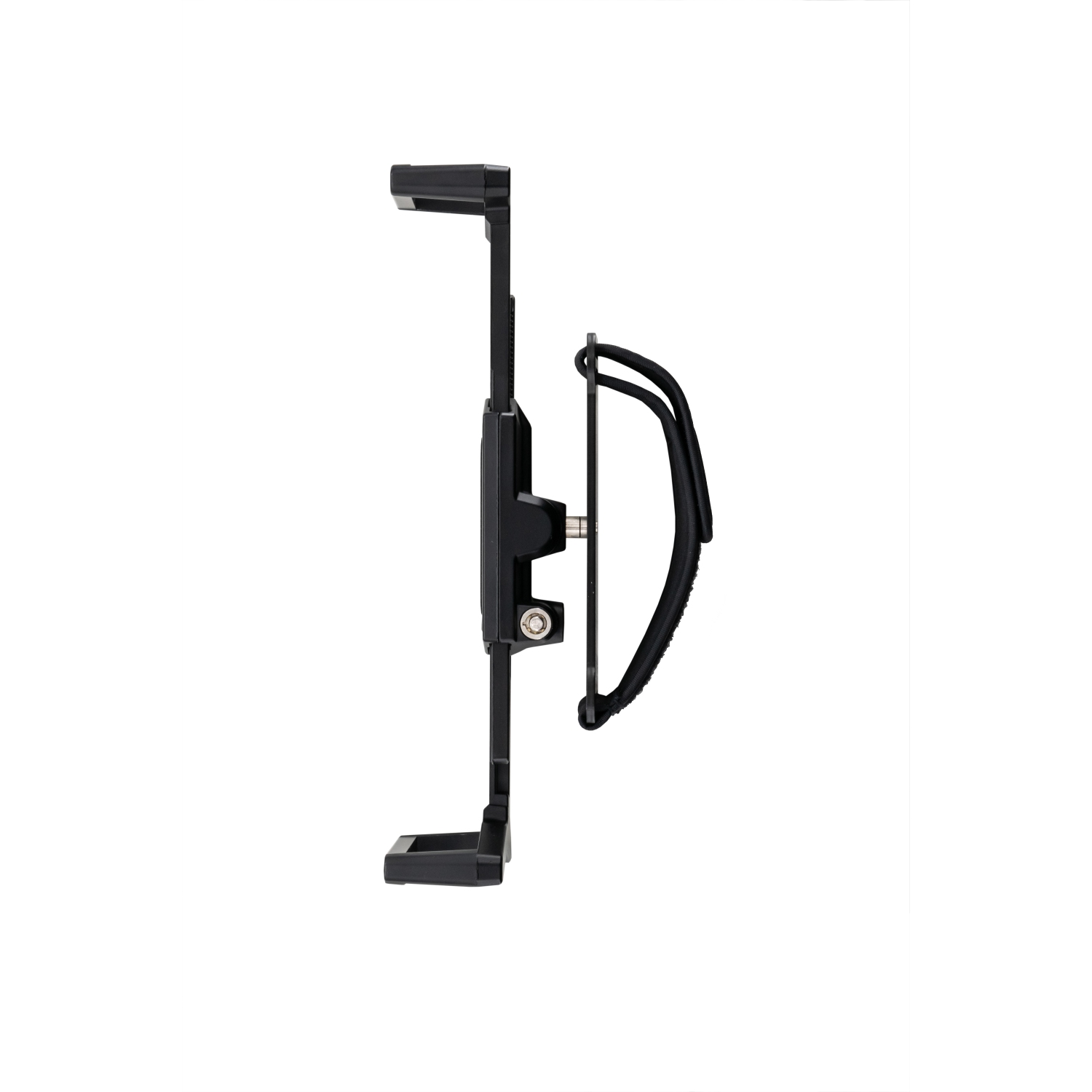 CTA Digital Adjustable Anti-Theft Security Grip with Hand Strap for 17.78-cm to 33.02-cm (13-in) Tablets - Black