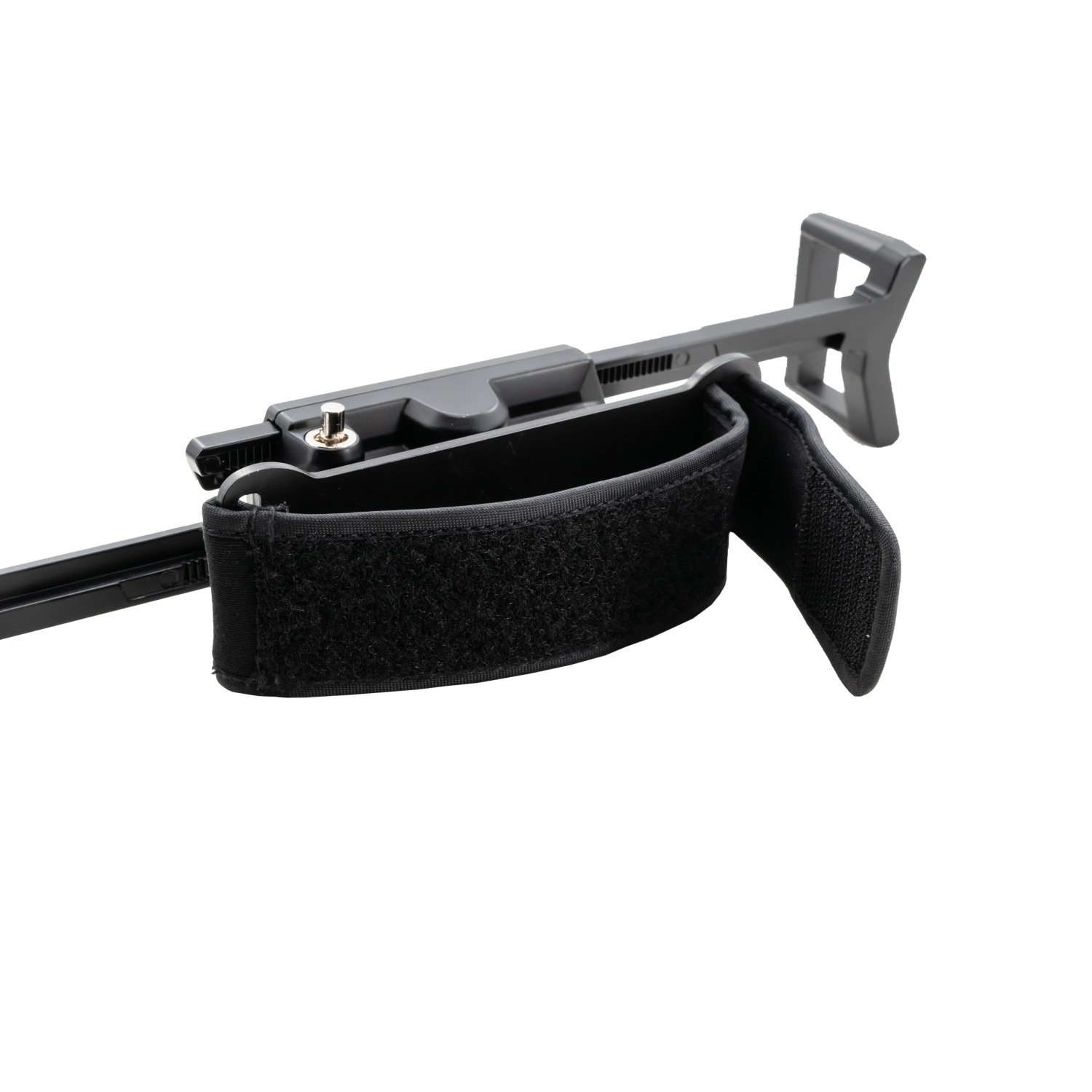 CTA Digital Adjustable Anti-Theft Security Grip with Hand Strap for 17.78-cm to 33.02-cm (13-in) Tablets - Black