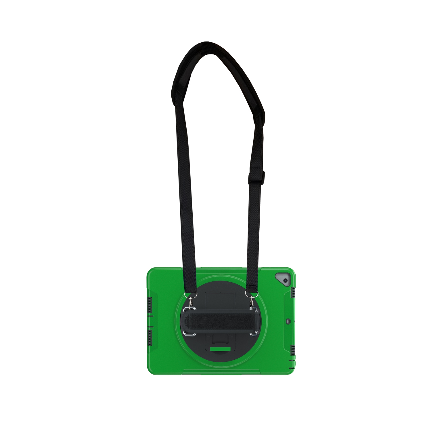 CTA Digital Protective Case with Built-in 360-degree Rotatable Grip Kickstand for iPad 7th and 8th Gen 10.2-in, iPad Air 3 and iPad Pro 10.5-in -