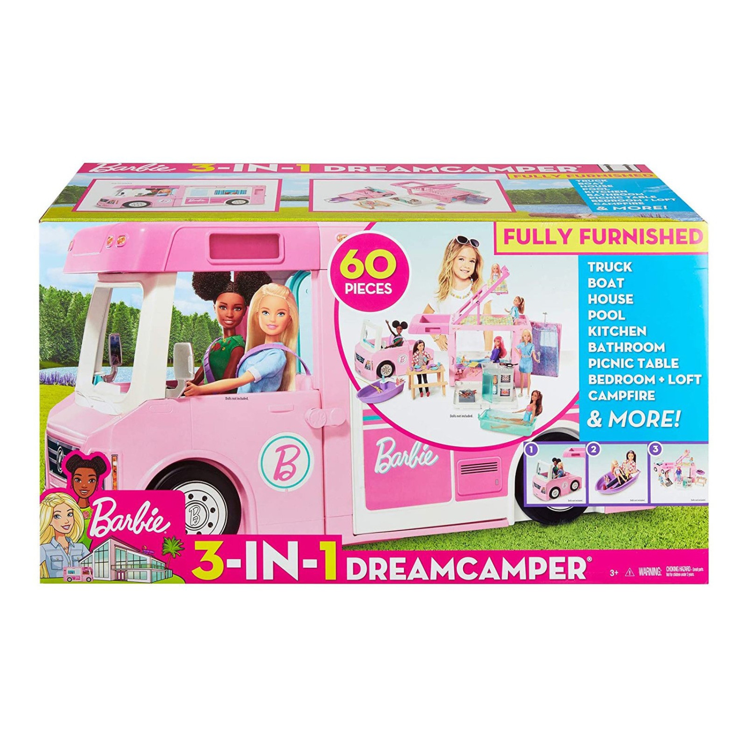 Barbie - 3-in-1 Dream Camper