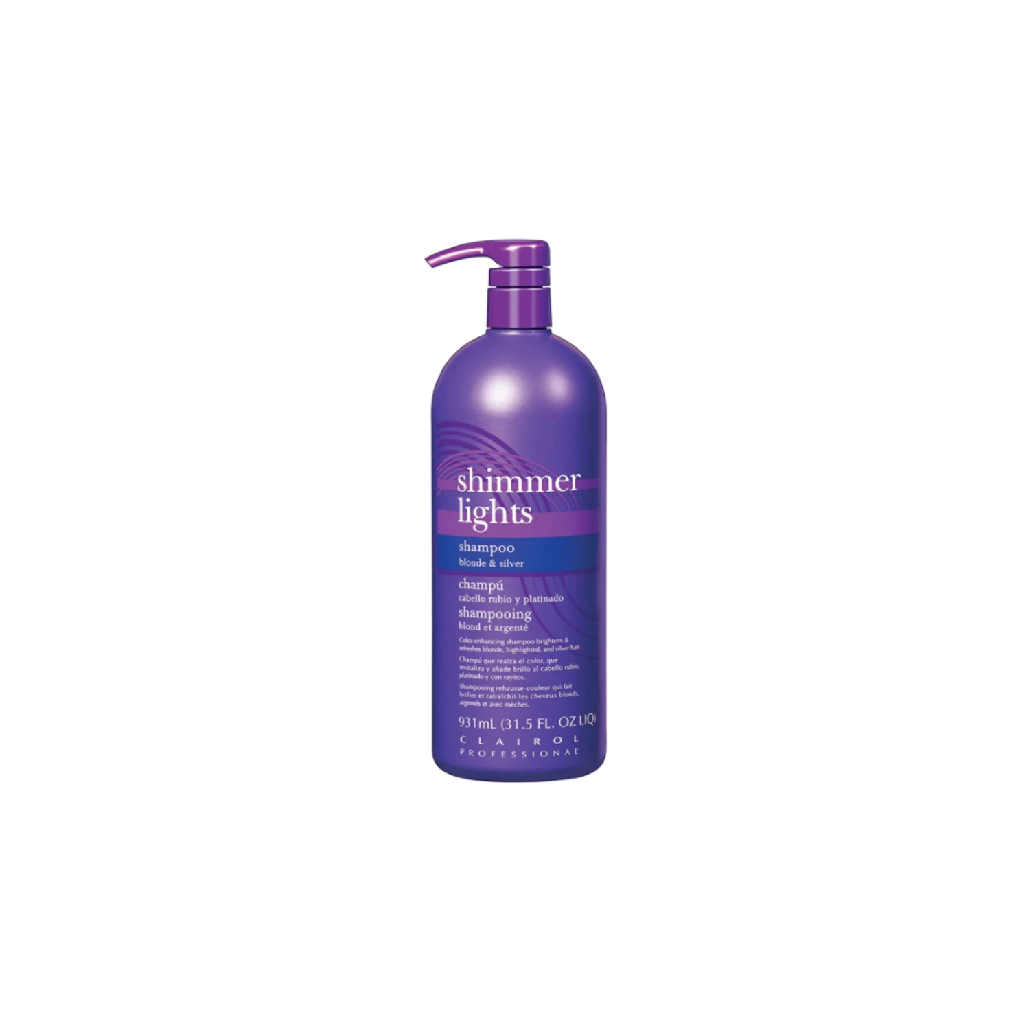 Clairol Shimmer Lights Shampooing, blond et argent, 31,5 oz