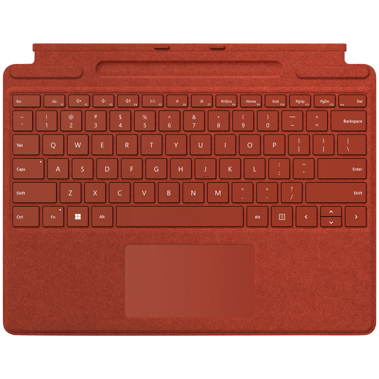 Microsoft Surface Pro Signature Keyboard - Poppy Red - English