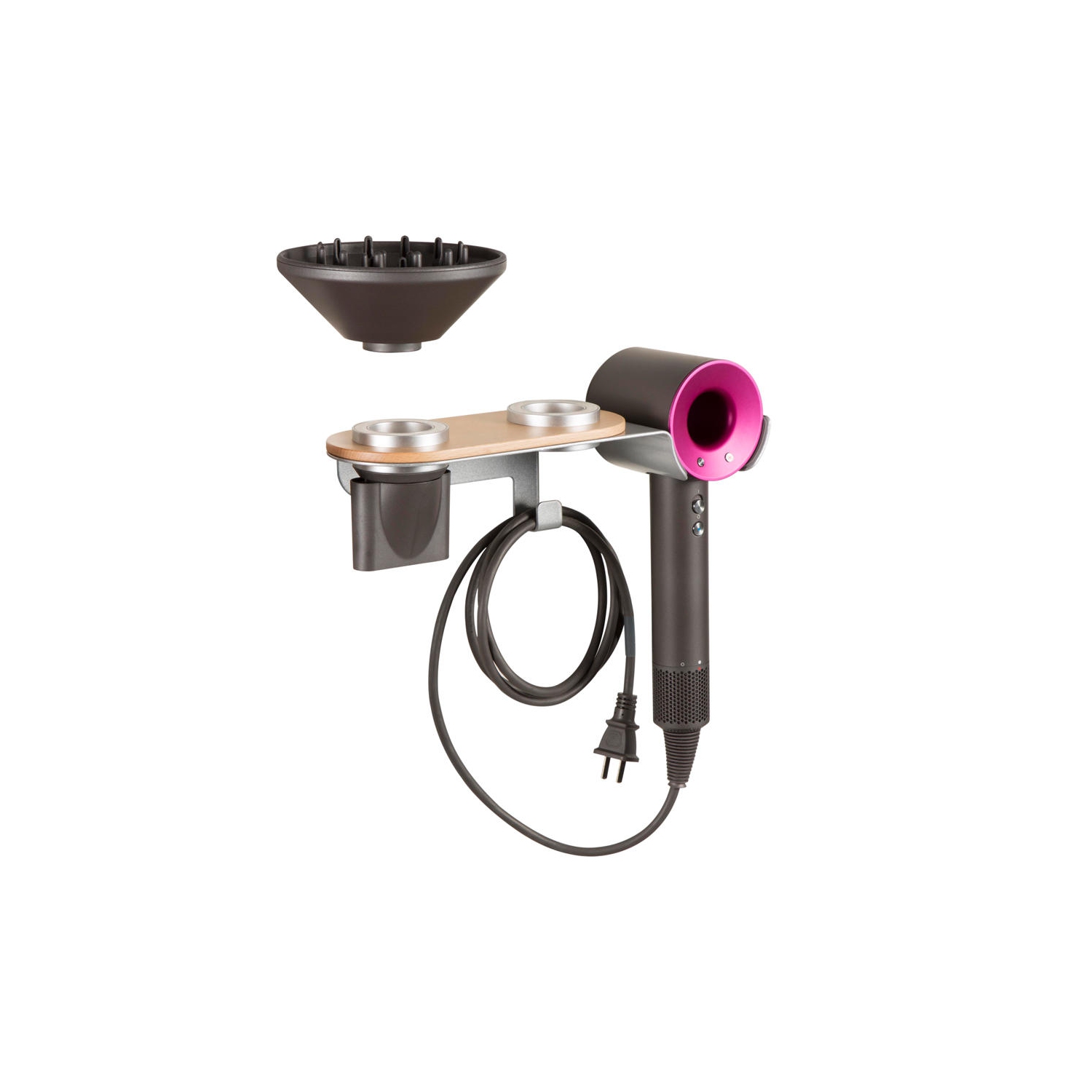 Hair Dryer Wall Mount Magnetic Holder For Dyson Supersonic
