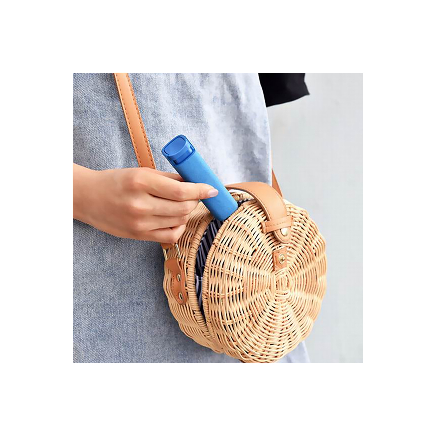 Nettoyant pour écran - vaporisateur + corps en microfibre + 2 recharges - solution nettoyante novatrice - Nettoyant pour écran On The Go - Bleu -