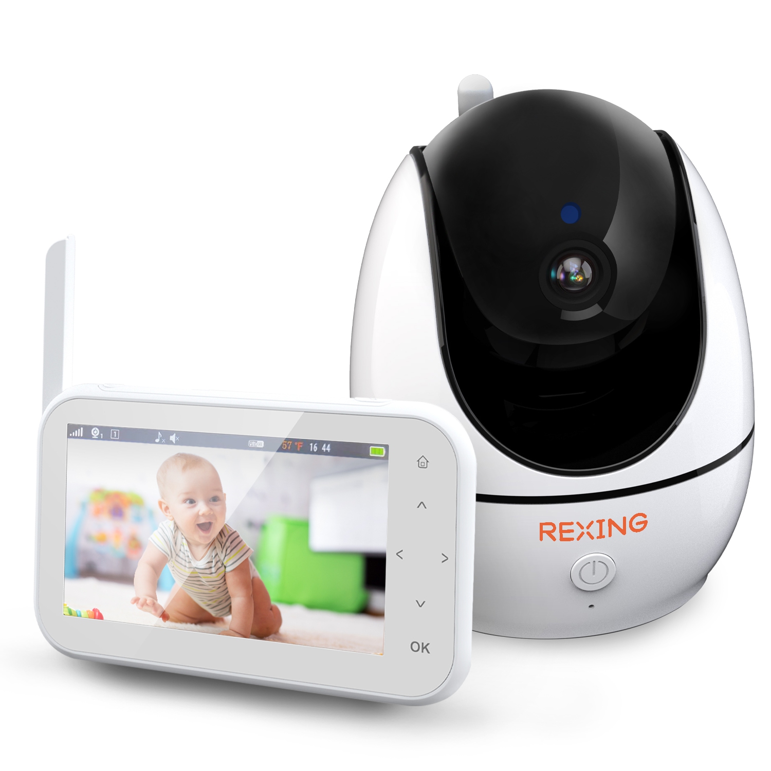 Rexing BM1 Baby Monitor avec capacités d'enregistrement et 4.5” IPS