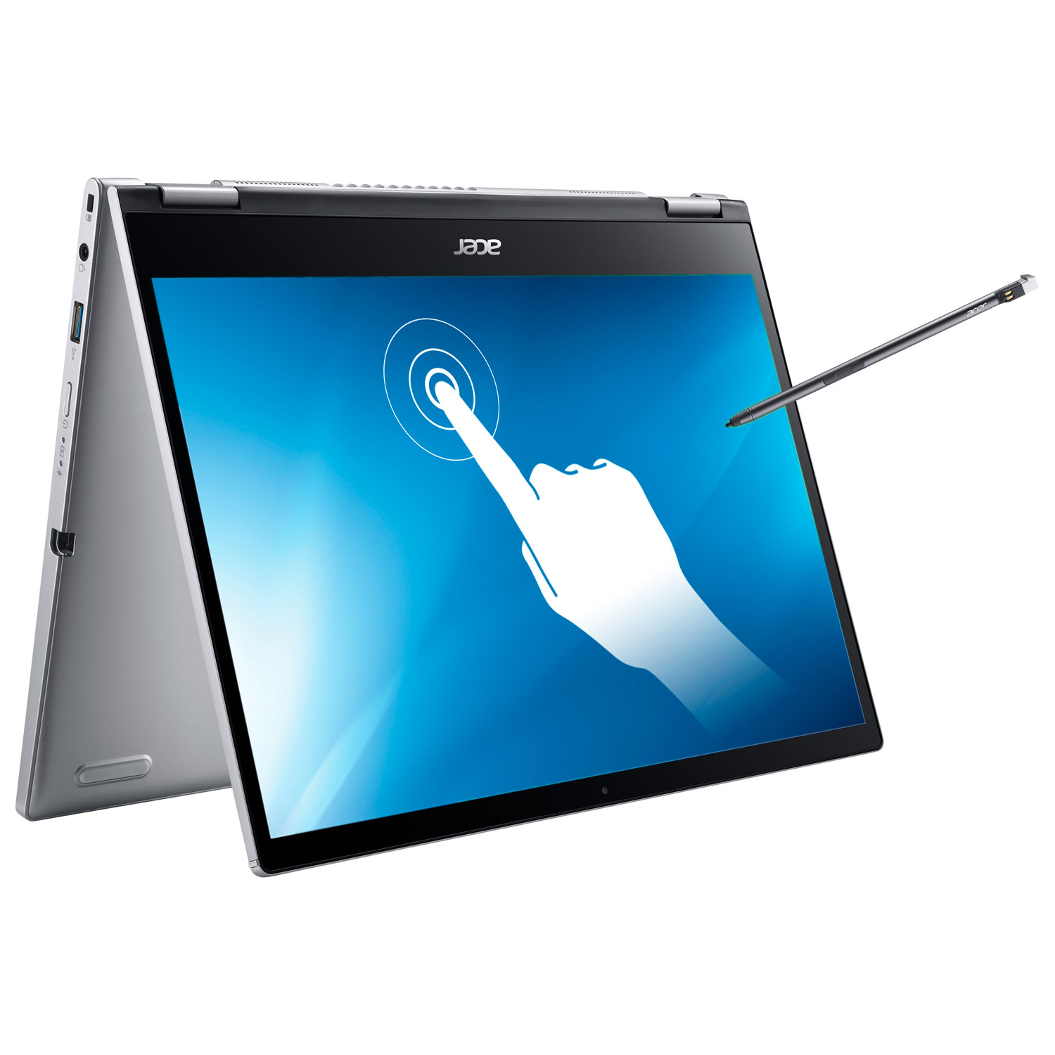 Acer Spin 13.3" Touchscreen 2-in-1 Laptop - Silver (Intel Evo i5-1135G7/512GB SSD/8GB RAM/Windows 11)