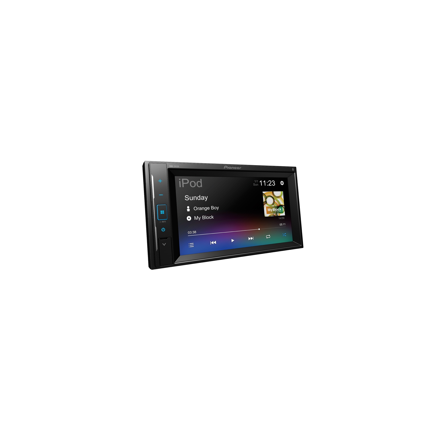 DMH-241EX 6.2"- Resistive Touchscreen, Amazon Alexa Built-in when Paired with Pioneer Vozsis App, Bluetooth,Back Up Camera Ready Digital Media Receiver