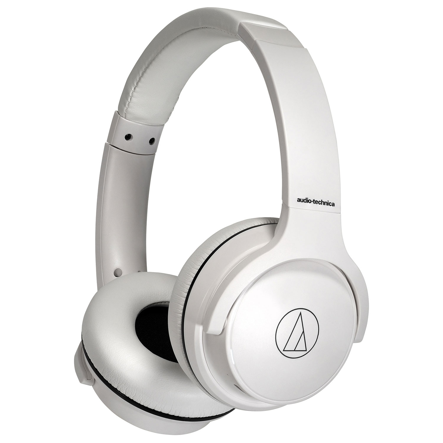 Audio Technica ATH-S220BT On-Ear Sound Isolating Bluetooth Headphones - White