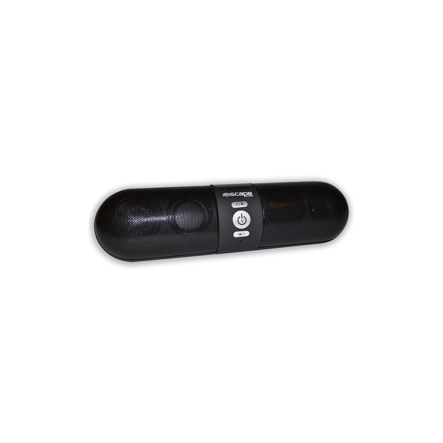 Escape - Set of One Stereo Bluetooth Speaker and One Bluetooth Headset, Black