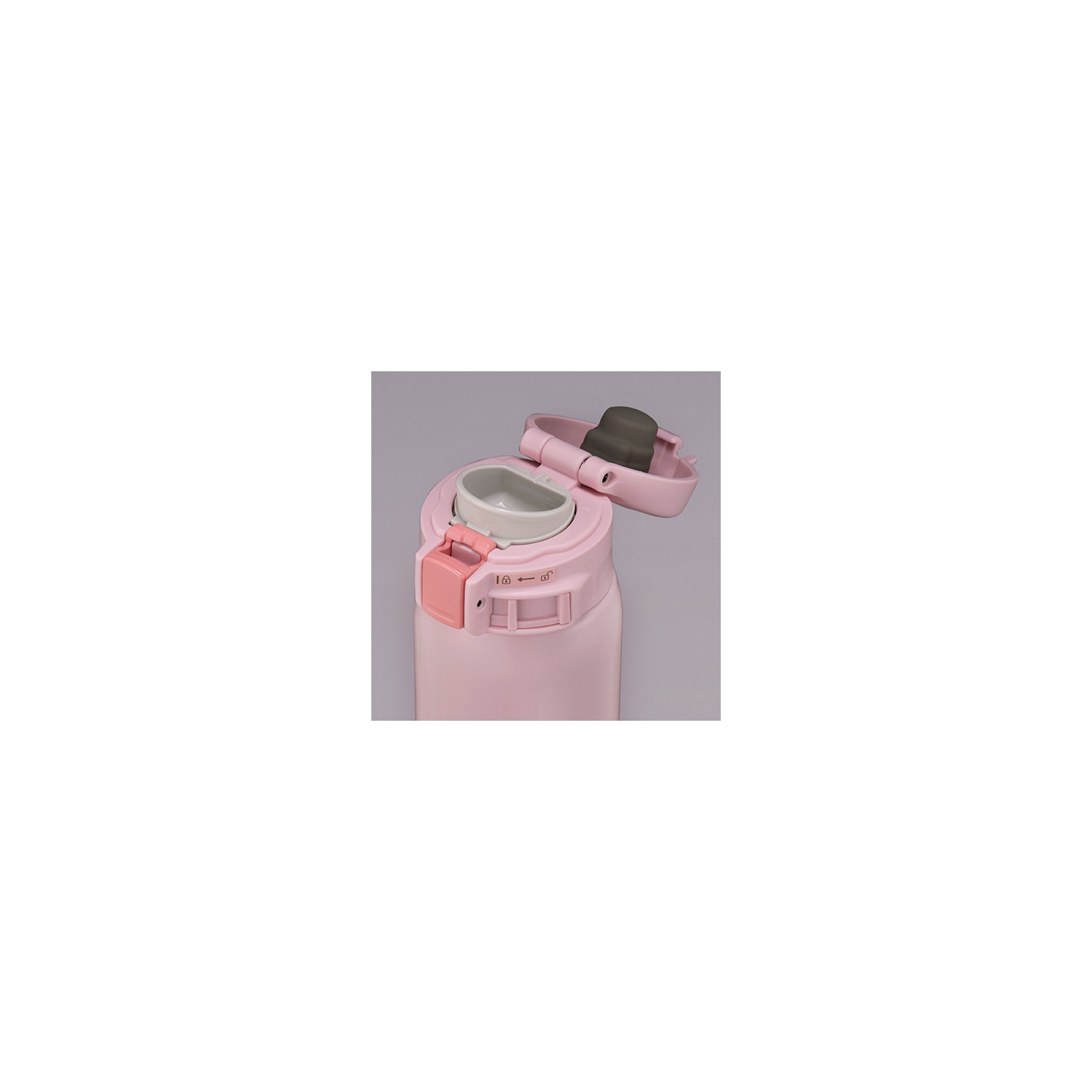 Tasse en acier inoxydable, 12 oz, rose perle
