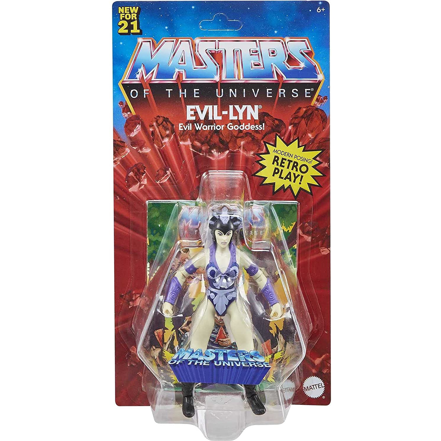 Masters Of The Universe Origins 6 Inch Action Figure - Evil-Lyn Purple Version