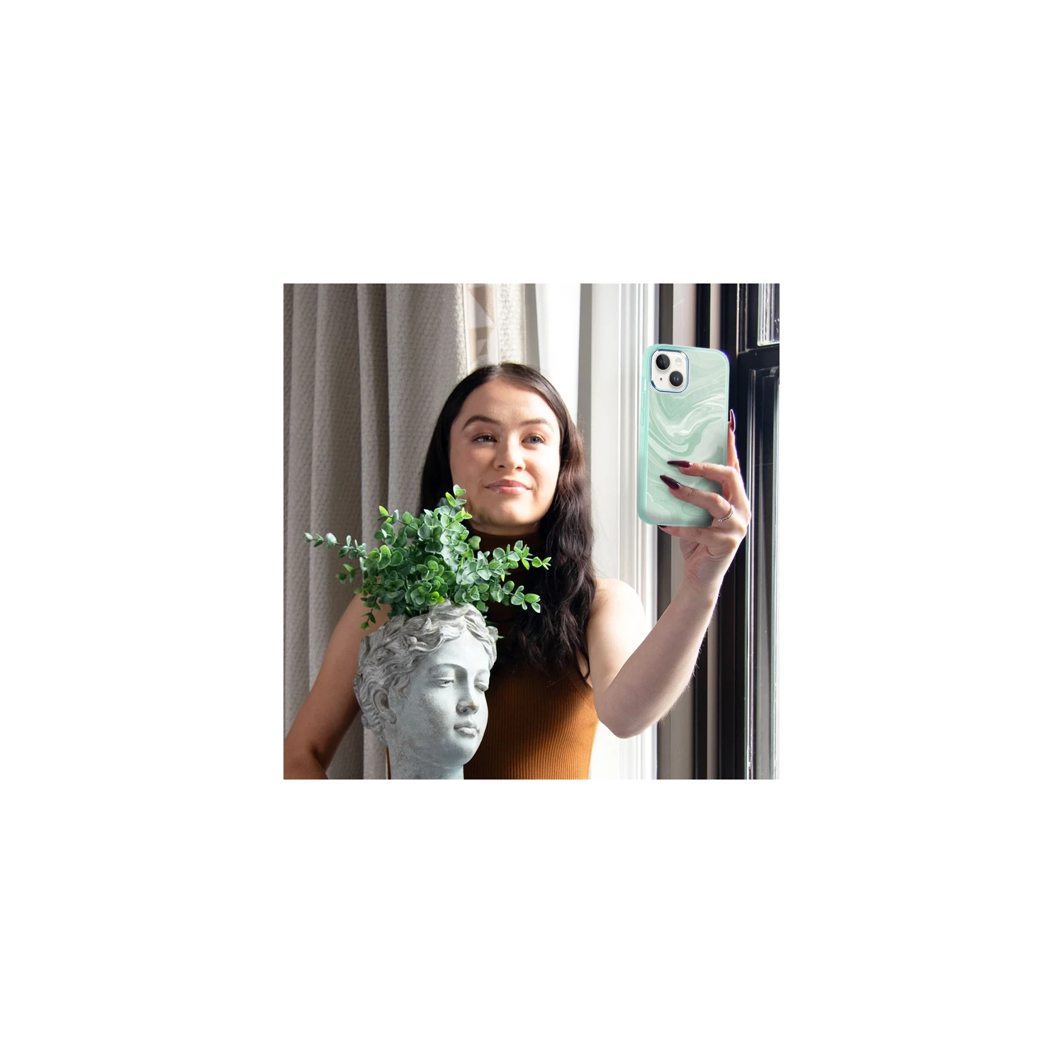 iPhone XR - Checkered, Red and Black by Juliana