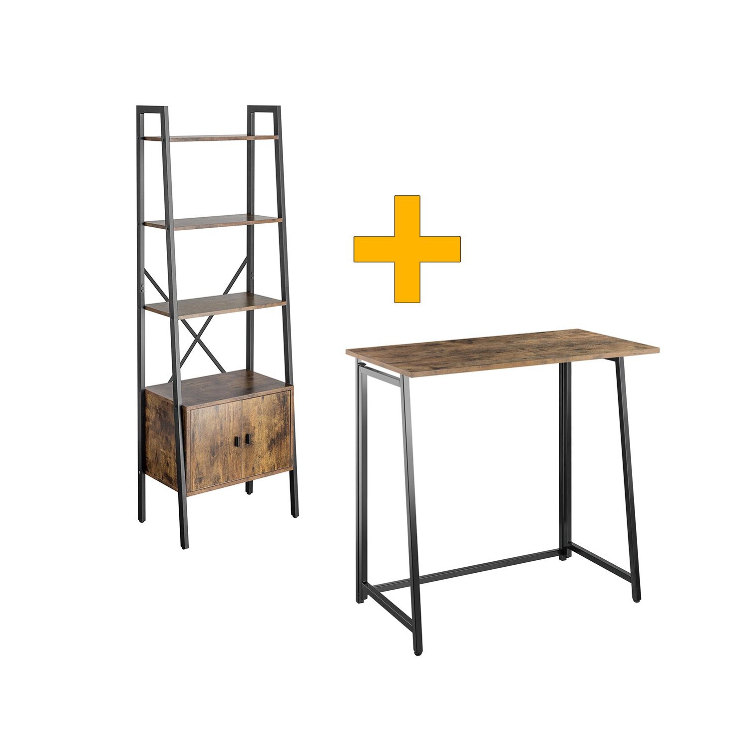 Boost Industries DF-8040F Workstation and DL-13 Ladder Shelf Set