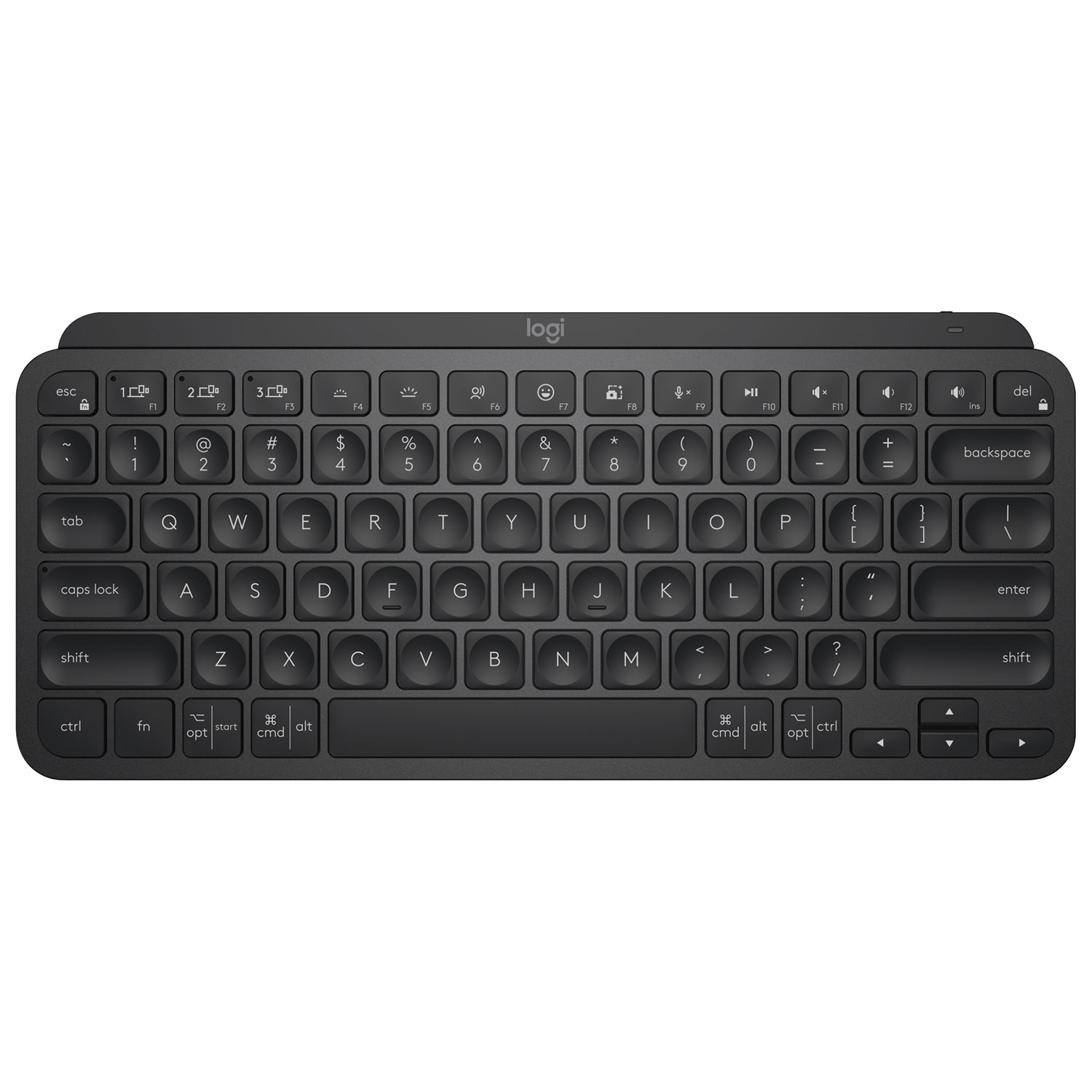Logitech MX Keys Mini Bluetooth Backlit Ergonomic Keyboard - Black - English