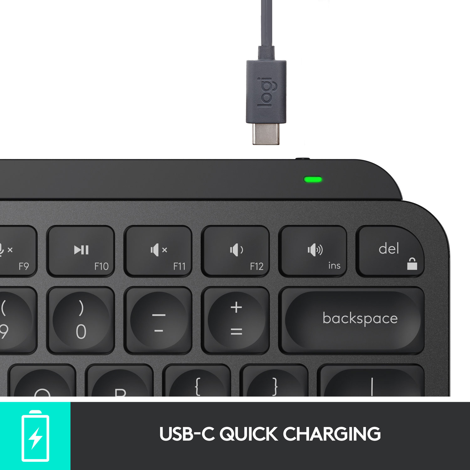 Clavier ergonomique rétroéclairé Bluetooth MX Keys Mini de Logitech - Noir