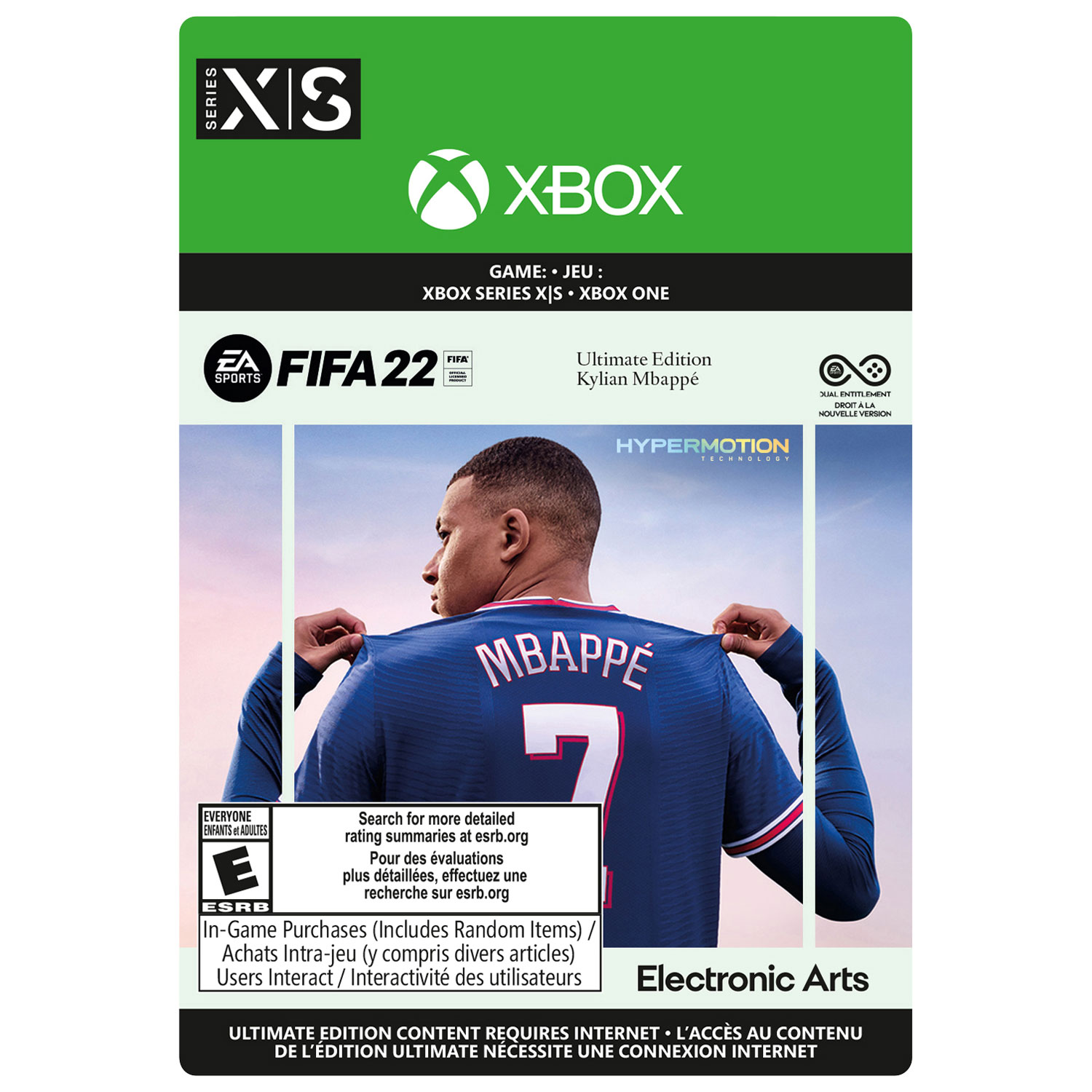 FIFA 22 Ultimate Edition (Xbox Series X|S / Xbox One) - Digital Download