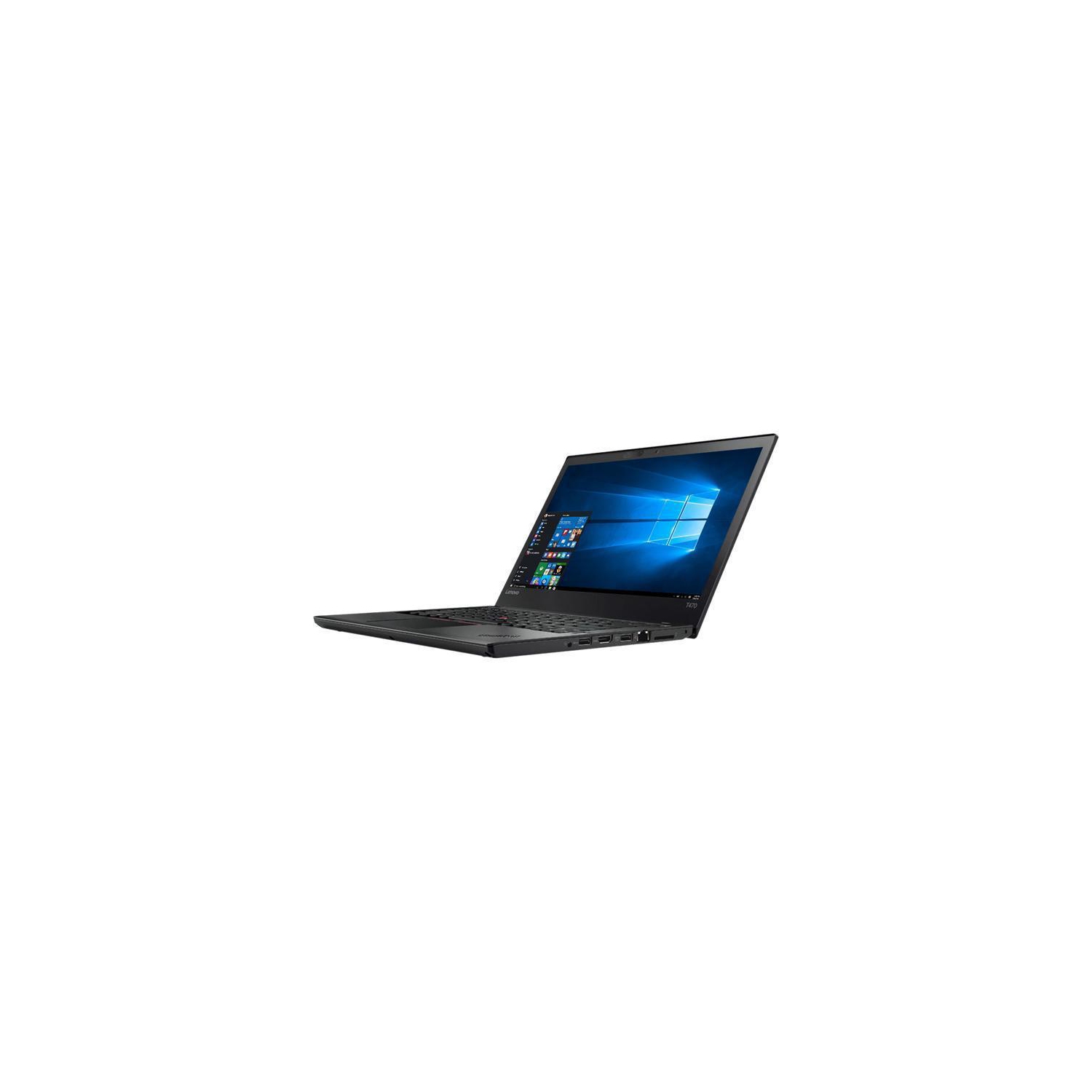 Lenovo ThinkPad T470 Laptop: Core i5-6300U, 256GB SSD, 8GB RAM, 14" Windows 10 Pro-Refrbished