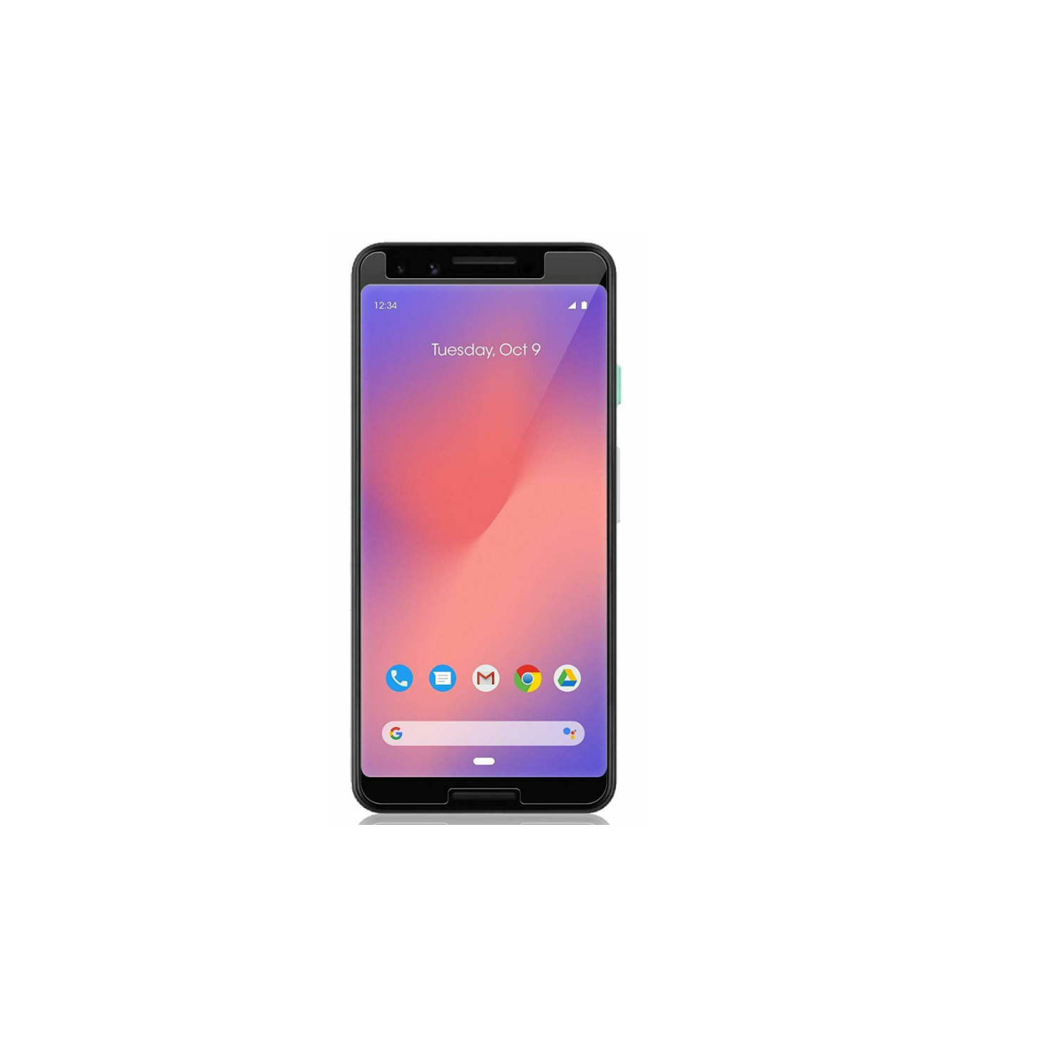(Paquet de 2) Couverture de protecteur d’écran de qualité supérieure pour Pixel 3/3 XL/3a/3a XL de Google