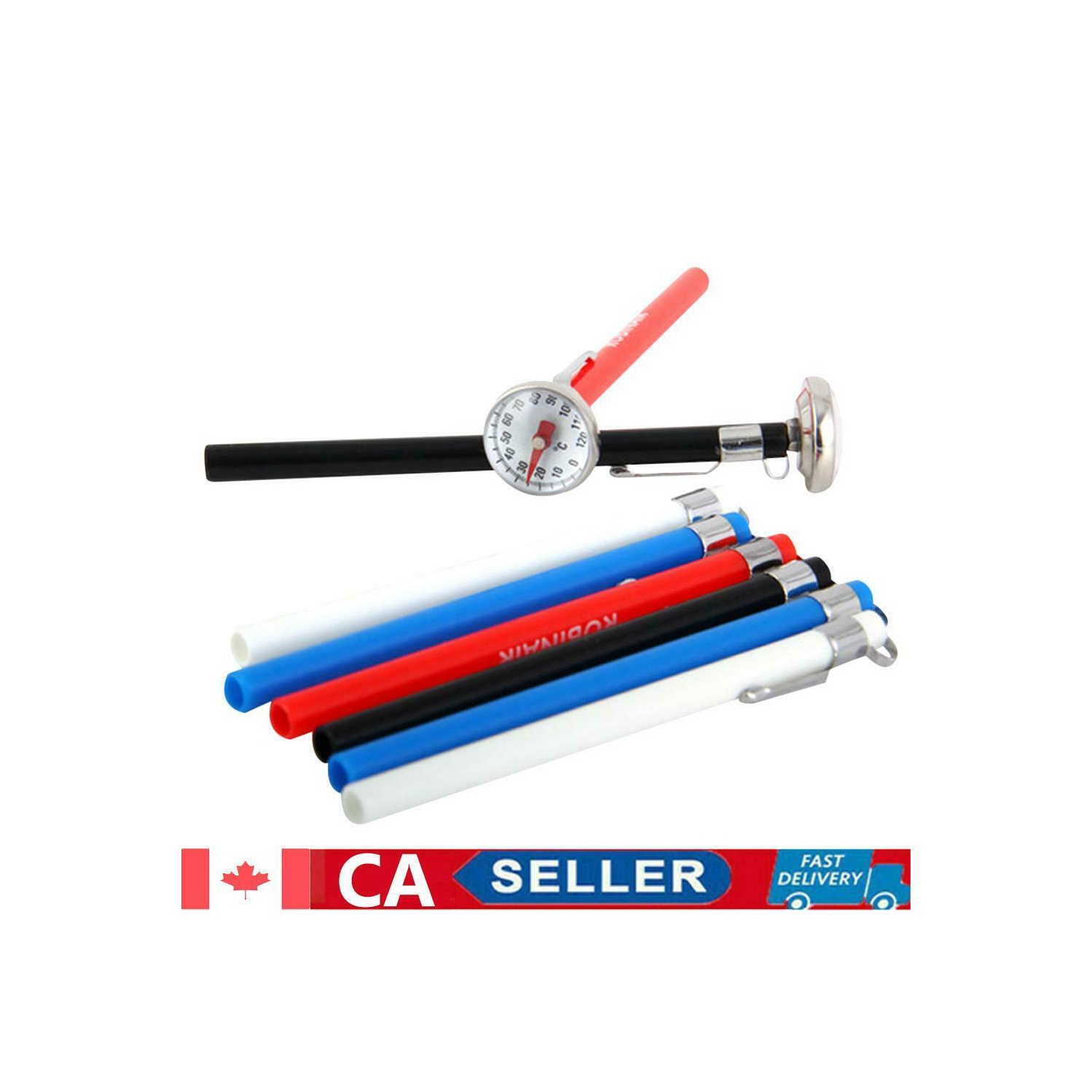 1pc Kitchen Cooking Stainless Steel Instant Read Thermometer Meter