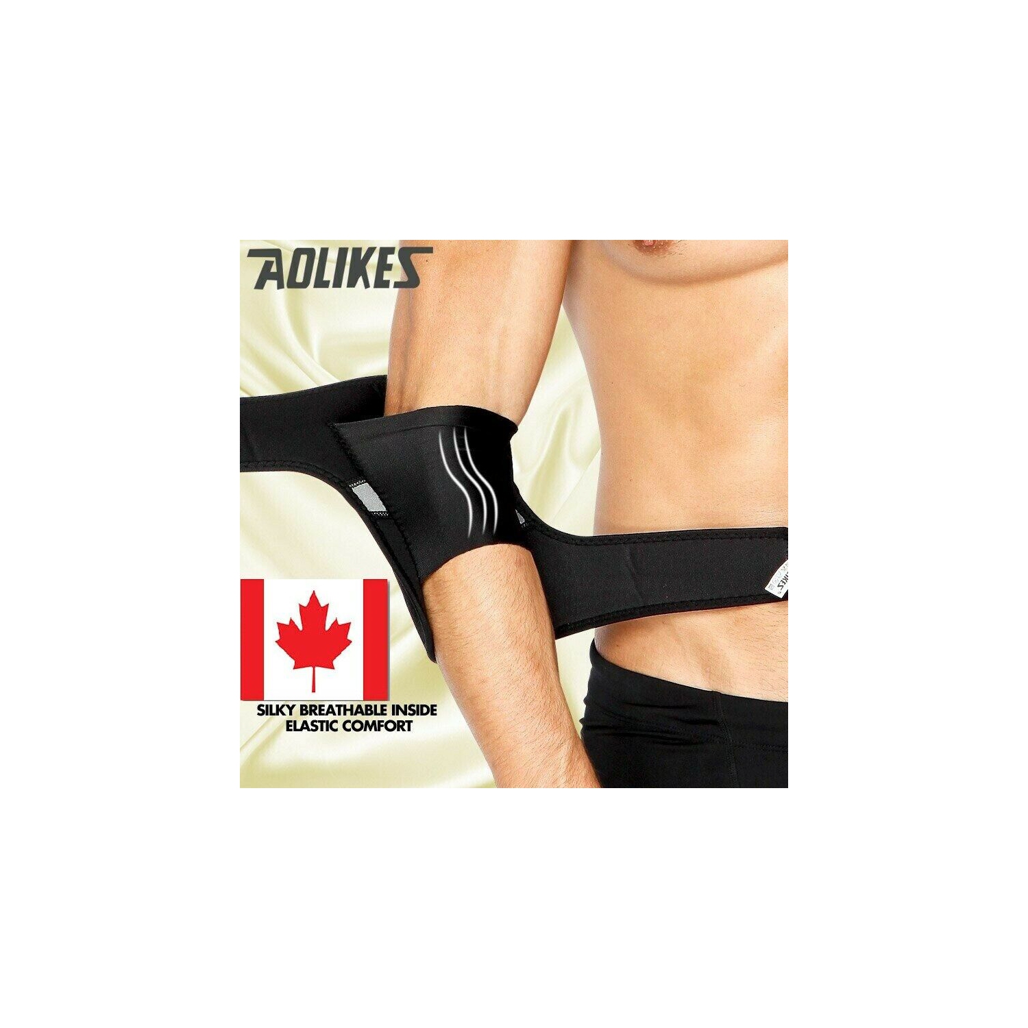 New Adjustable Elbow Support Brace Arm Pad Guard Sports Tennis Bandage Wrap 1Pcs