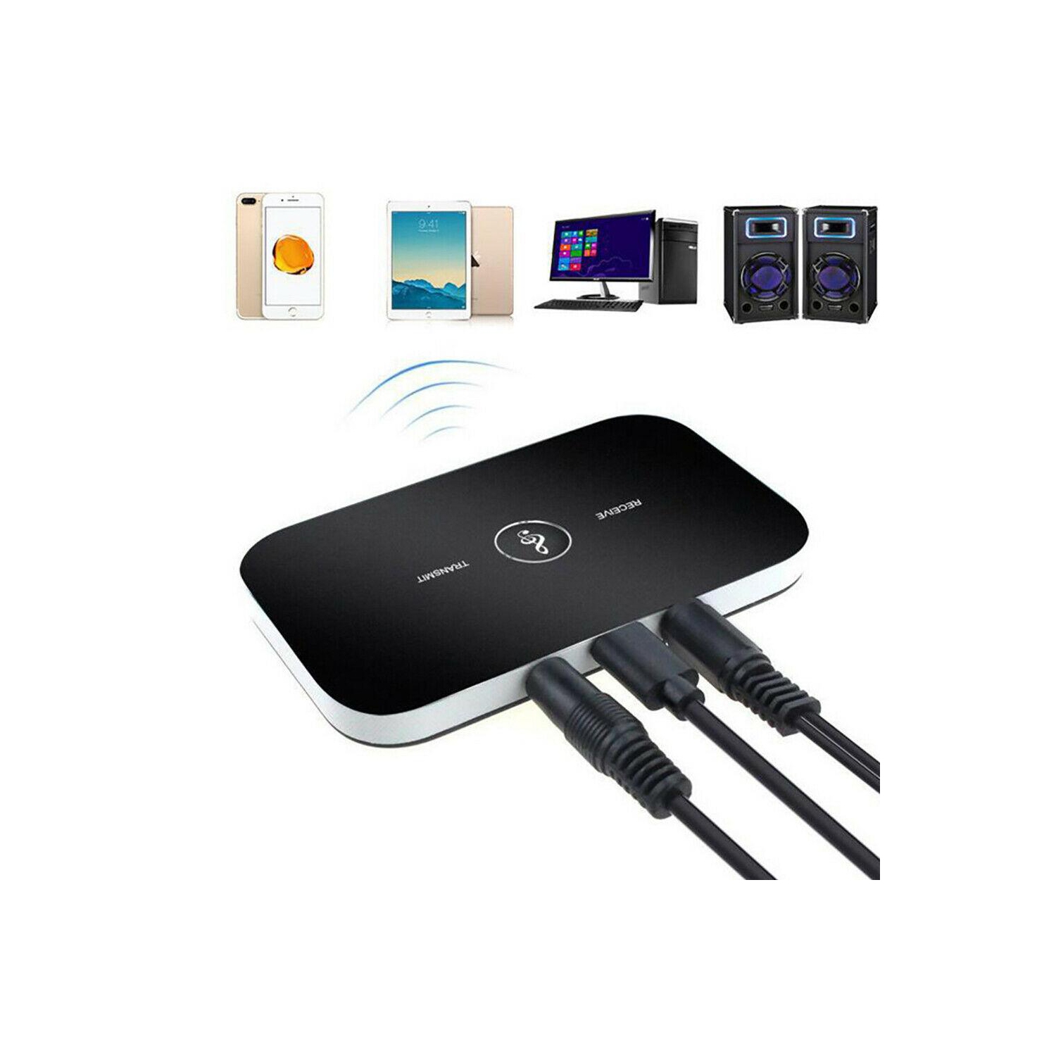 Bluetooth 5.0 Receiver 2 in 1 Audio Wireless Adapter for Car Stereo TV Speaker