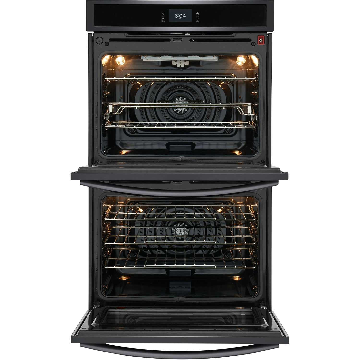 Frigidaire Gallery 30" 10.6 Cu. Ft. Double Electric Wall Oven - Black Stainless