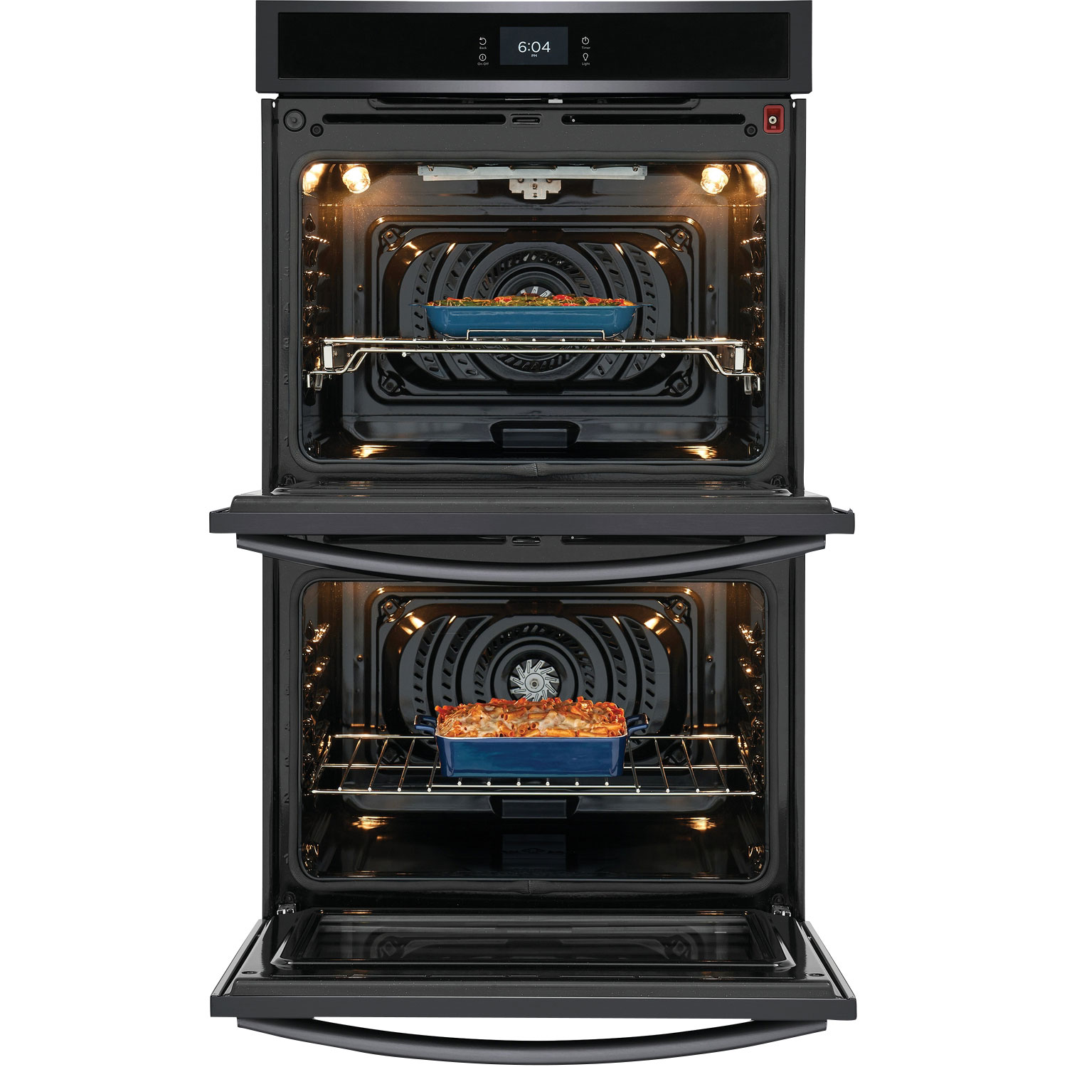 Frigidaire Gallery 30" 10.6 Cu. Ft. Double Electric Wall Oven - Black Stainless