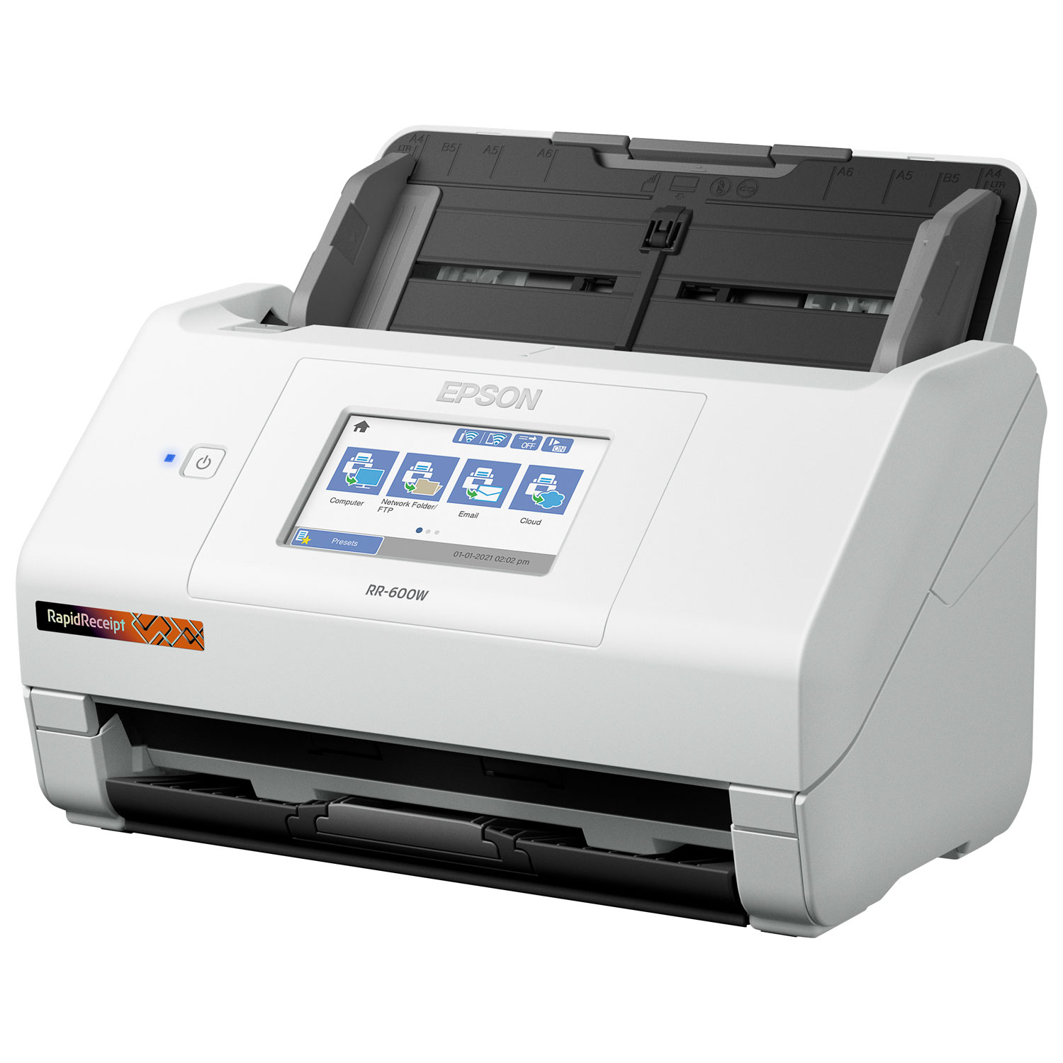 Epson RapidReceipt RR-600W Wireless Receipt & Document Scanner