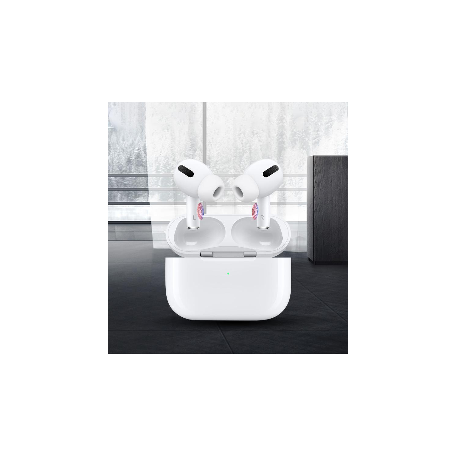 Wireless Bluetooth 5.0 Headphone Bluetooth Earphone Earbuds Headset with Charging Box for IPhone Android White
