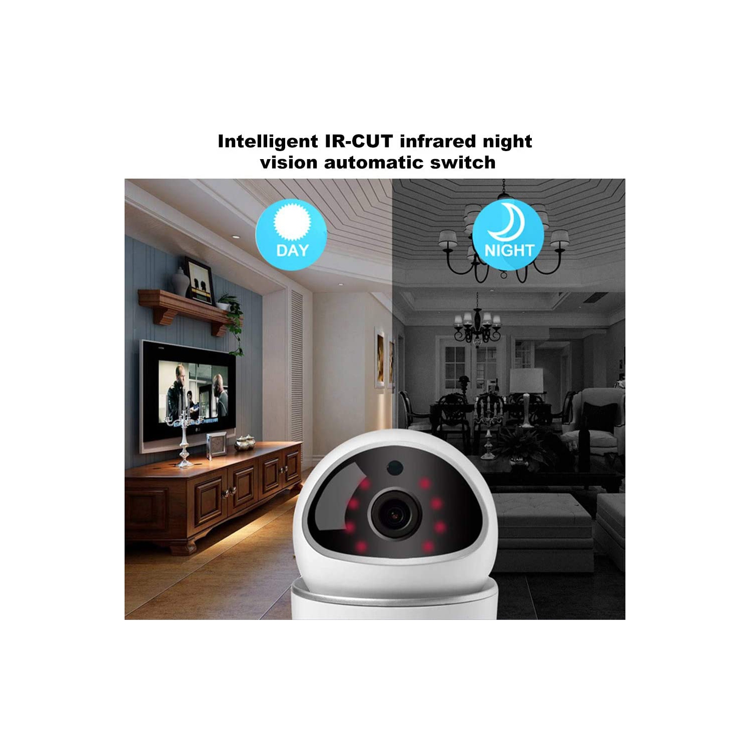 1080P HD IP Camera Smart WiFi Home Security Camera Surveilance Camera with PIR Motion Detection Home Security