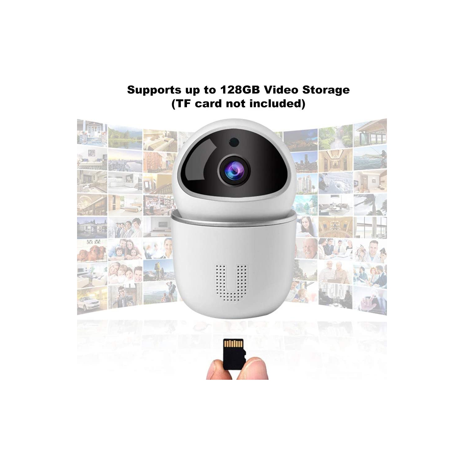 1080P HD IP Camera Smart WiFi Home Security Camera Surveilance Camera with PIR Motion Detection Home Security