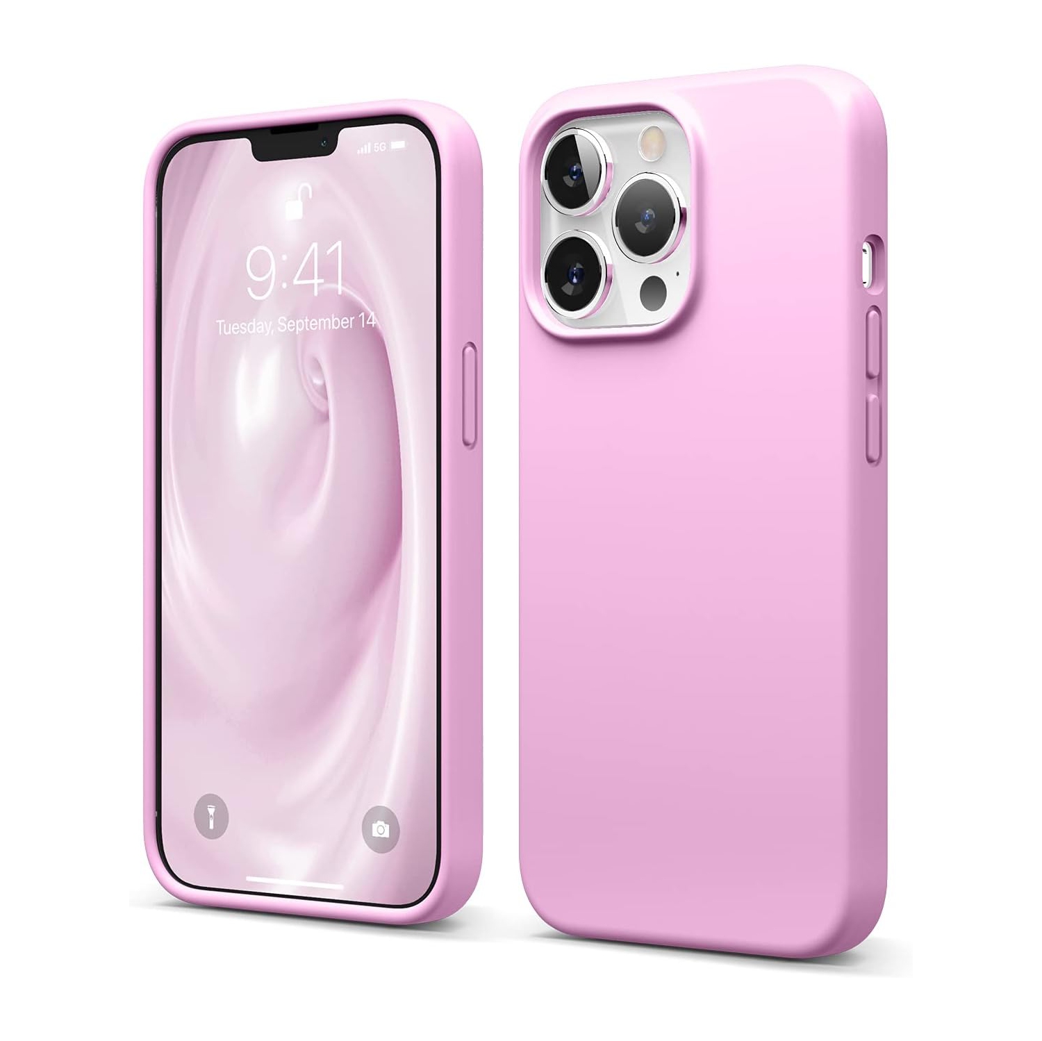 elago Compatible with iPhone 13 Pro Case, Liquid Silicone Case, Full Body Screen Camera Cover, Shockproof, Slim Phone Case, Anti-Scratch Soft