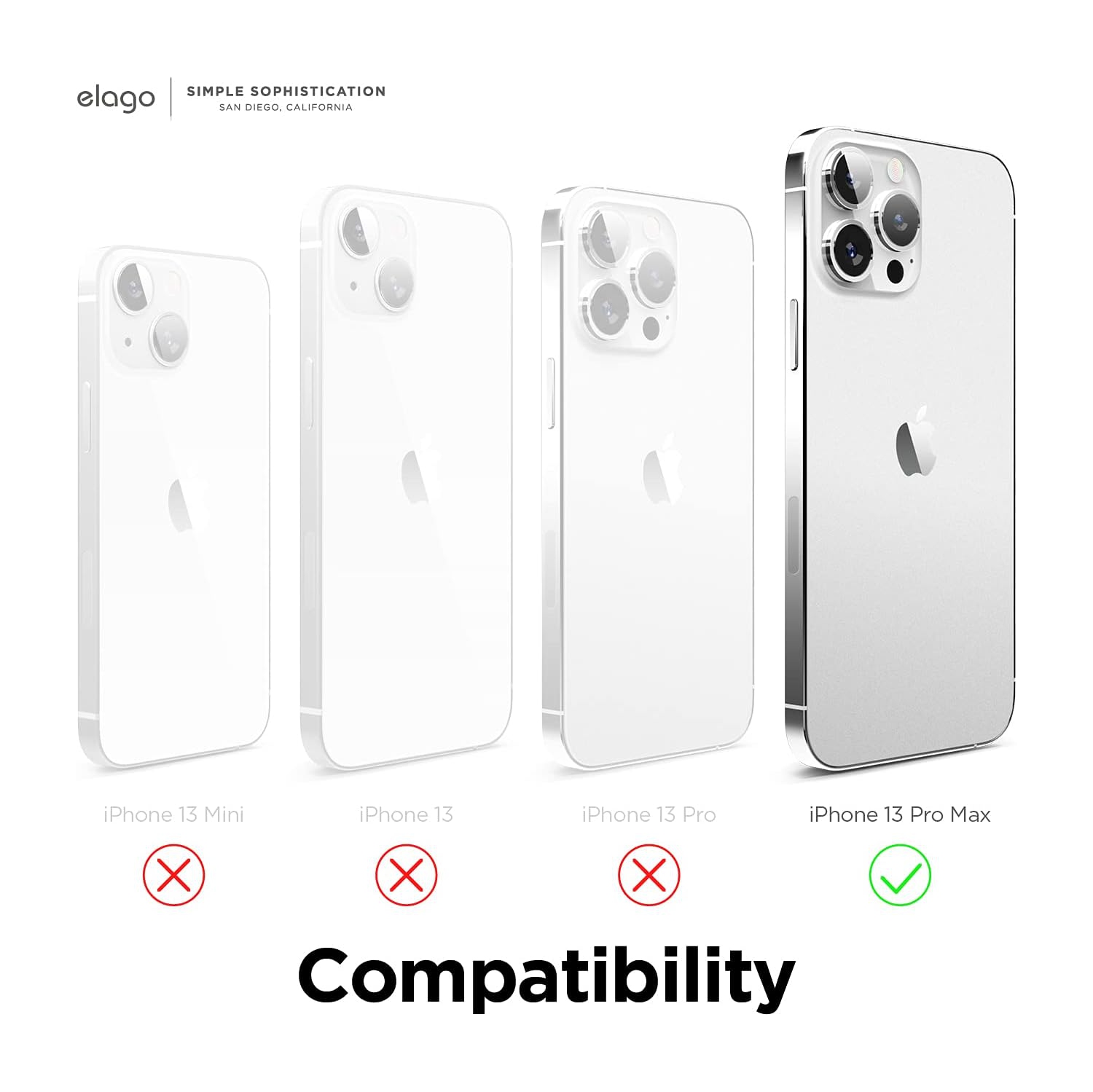 elago Compatible with iPhone 13 Pro Max Case, Liquid Silicone, Full Body Screen Camera Protective Cover, Shockproof, Slim Case, Anti-Scratch Soft