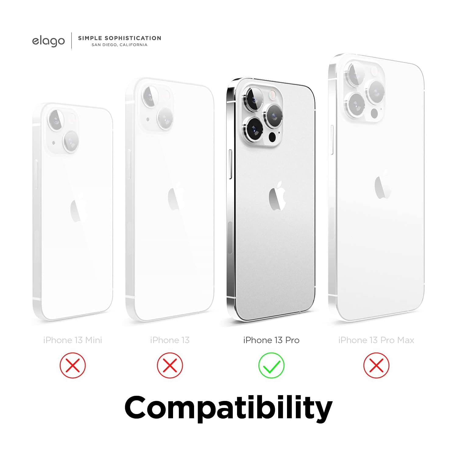 elago Compatible with iPhone 13 Pro Case, Liquid Silicone Case, Full Body Screen Camera Cover, Shockproof, Slim Case, Anti-Scratch Soft Microfiber
