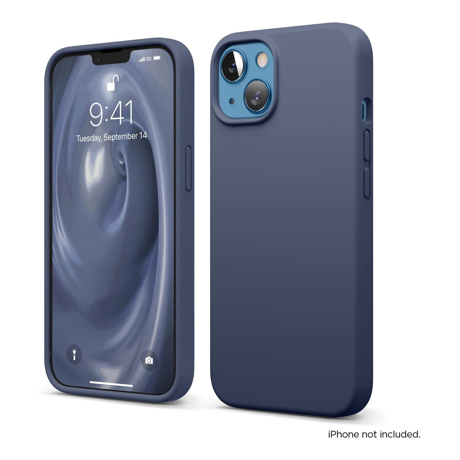 elago Compatible with iPhone 13 Case, Liquid Silicone Case, Full Body Screen Camera Protective Cover, Shockproof, Slim Case, Anti-Scratch Soft