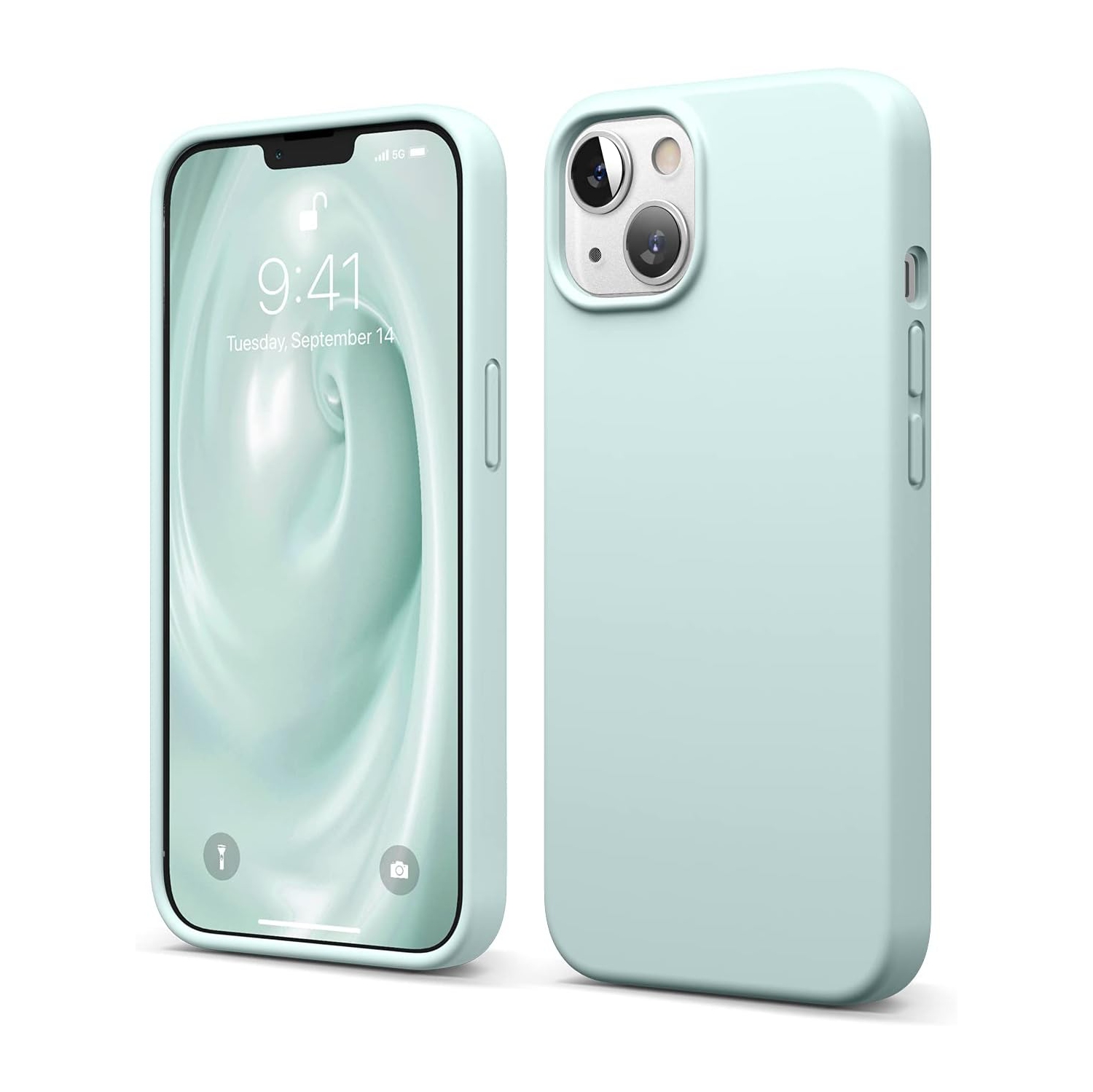 elago Compatible with iPhone 13 Case, Liquid Silicone Case, Full Body Screen Camera Protective Cover, Shockproof, Slim Phone Case, Anti-Scratch Soft