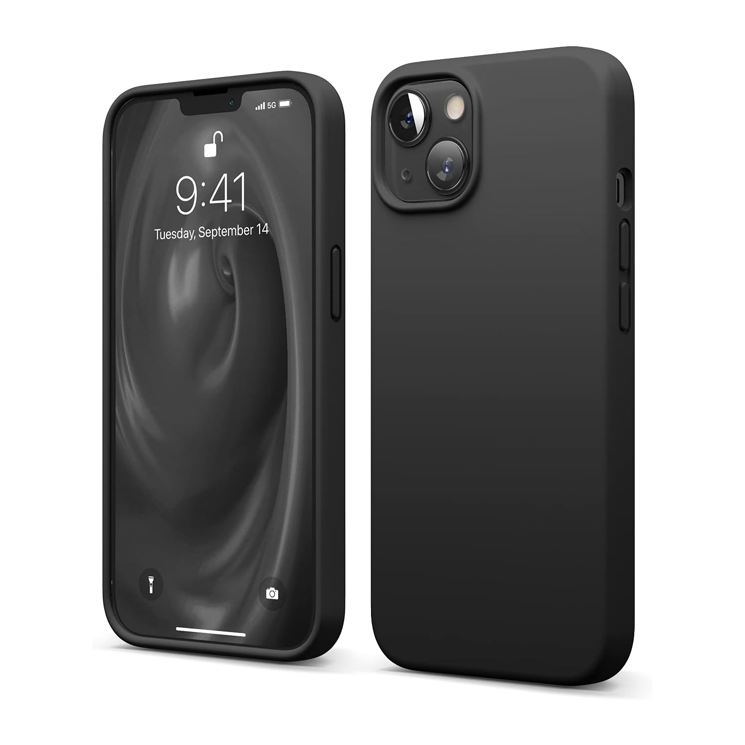 elago Compatible with iPhone 13 Case, Liquid Silicone Case, Full Body Screen Camera Protective Cover, Shockproof, Slim Phone Case, Anti-Scratch Soft