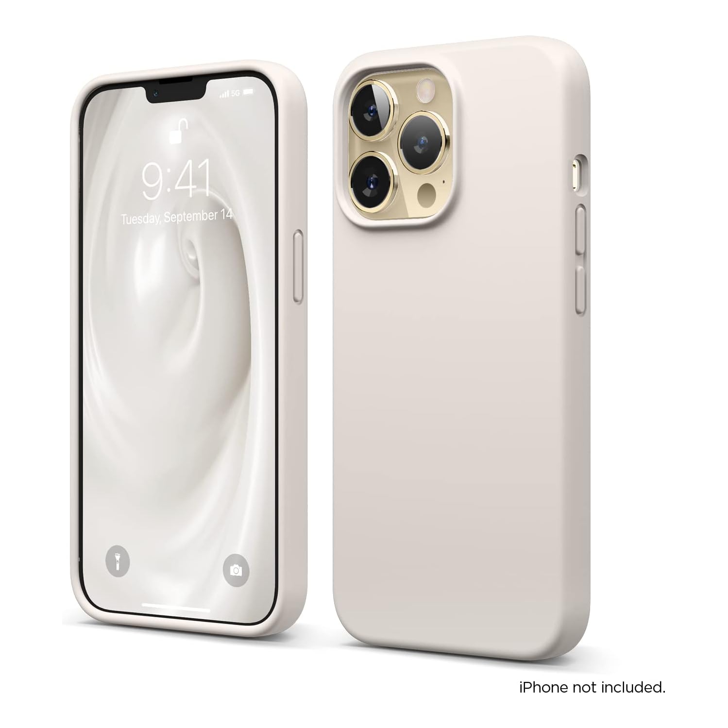 Elago compatible avec l’étui iPhone 13 Pro, étui en silicone liquide, étui protecteur intégral pour appareil photo, antichoc, étui mince, doublure