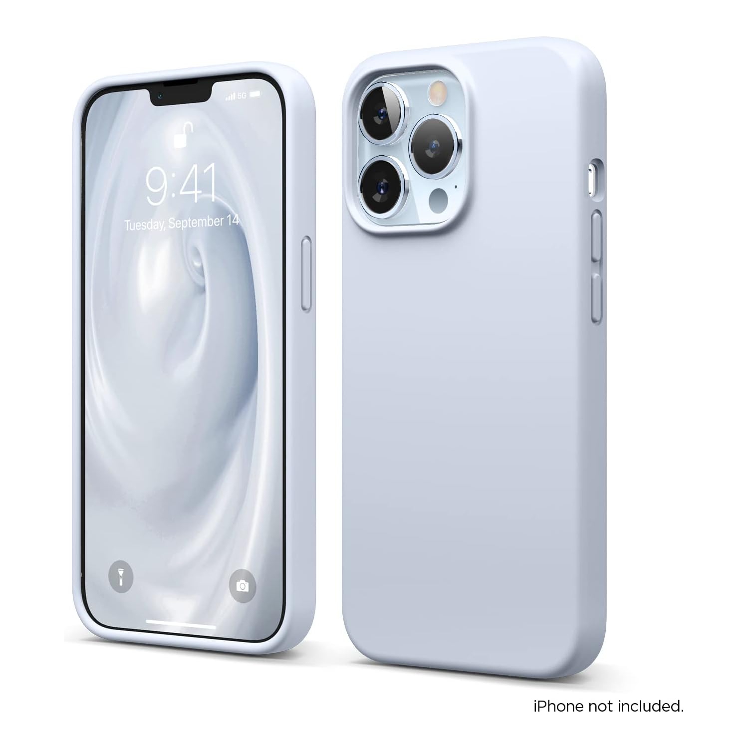 elago Compatible with iPhone 13 Pro Case, Liquid Silicone Case, Full Body Screen Camera Cover, Shockproof, Slim Case, Anti-Scratch Soft Microfiber