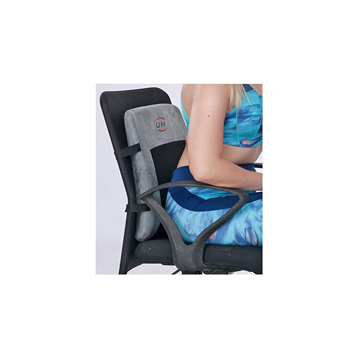 ISTAR Lumbar Support Pillow/Back Cushion, Memory Foam Orthopedic Backrest for Car Seat, Office/Computer Chair and Wheelchair,Breathable & Ergonomic