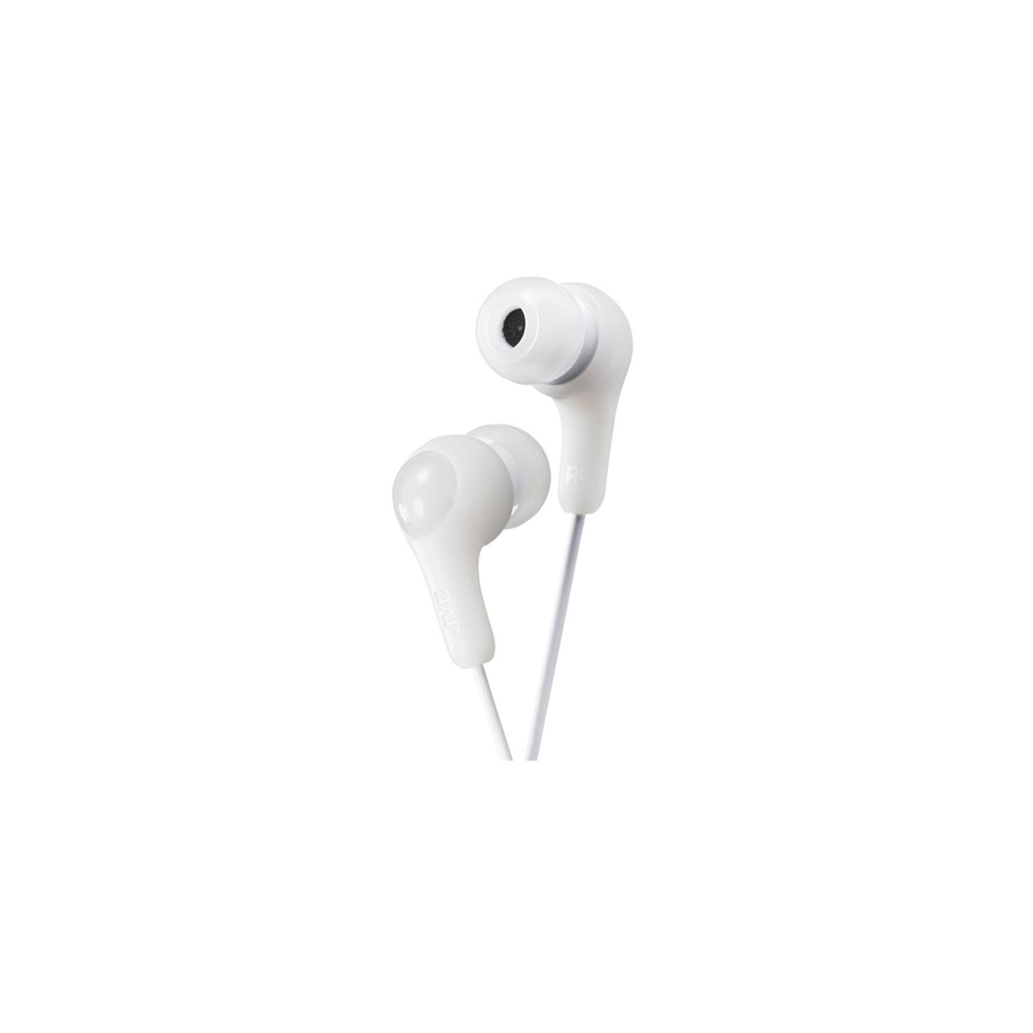 JVC - Wired In-Ear Headphones, Gumy Plus, White