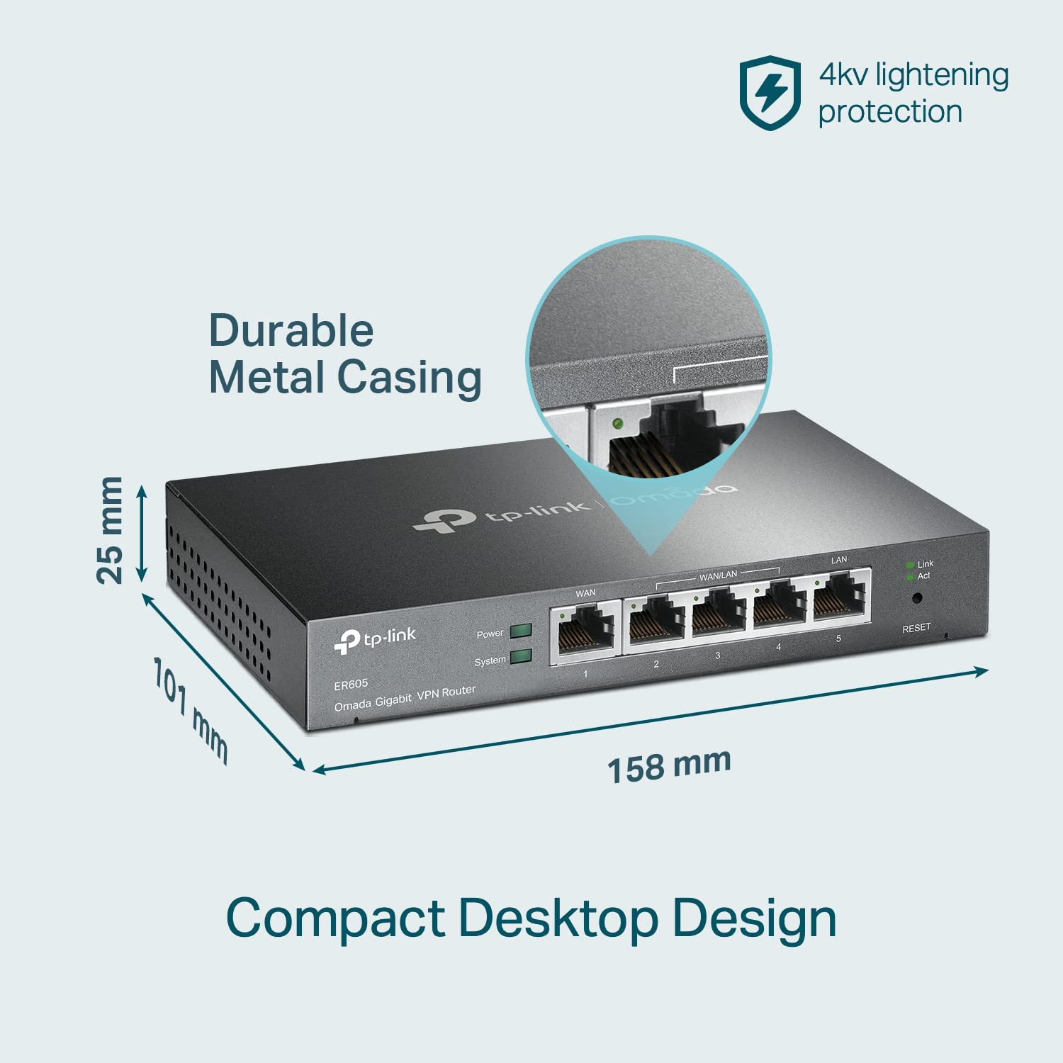 TP-Link Omada ER605 Ethernet Wireless Router