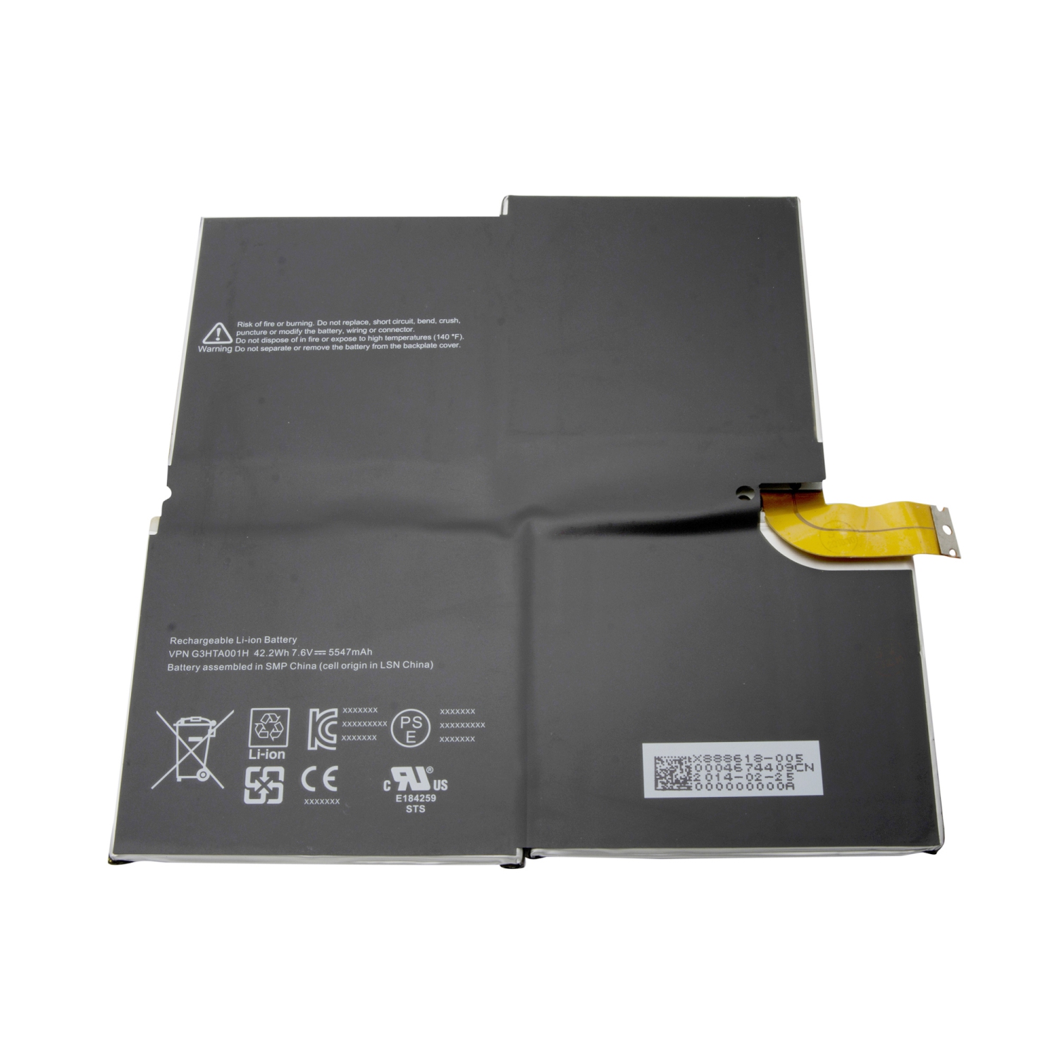 Microsoft Surface Pro 3 Battery Replacement G3HTA005H 5547mAh