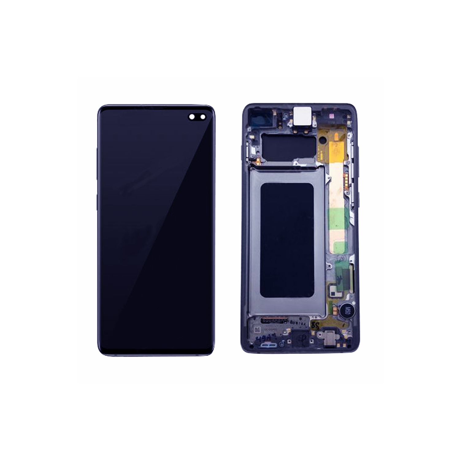 Replacement OLED Display Touch Screen Digitizer Assembly With Frame For Samsung Galaxy S10 Plus SM-G975W - Blue