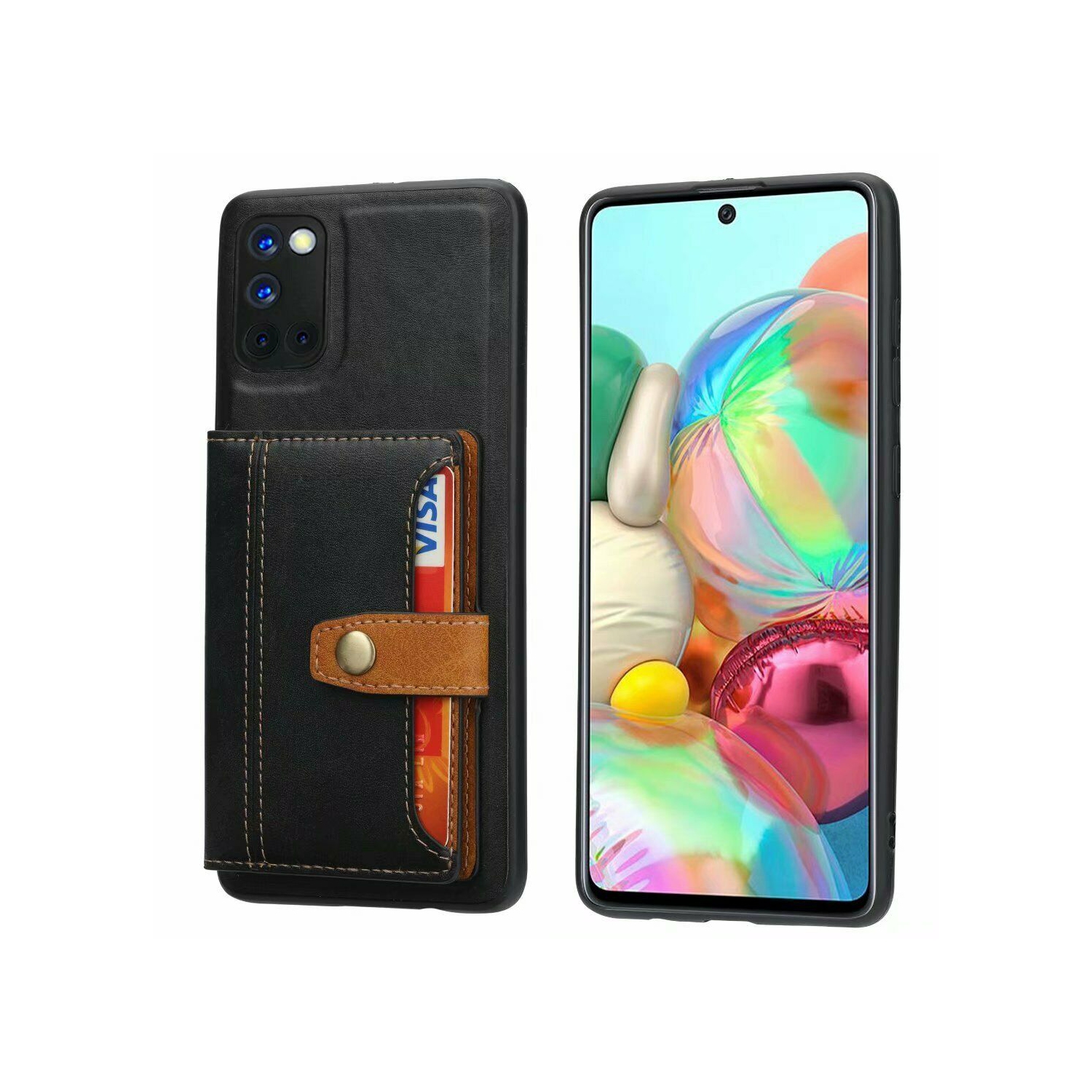 ElinCase Premium Leather Flip Stand Durable Cover Retro Wallet Bag With Credit Cards Holder Stand Protection Phone Cover for Samsung Galaxy NOTE 20